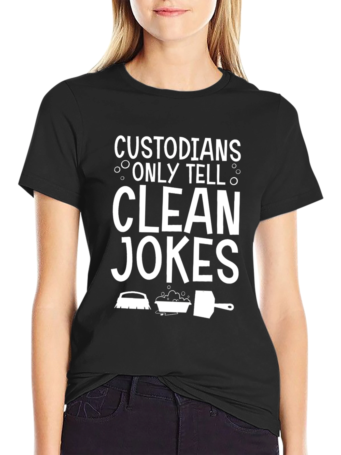 Custodians Only Tell Clean Jokes T-Shirt