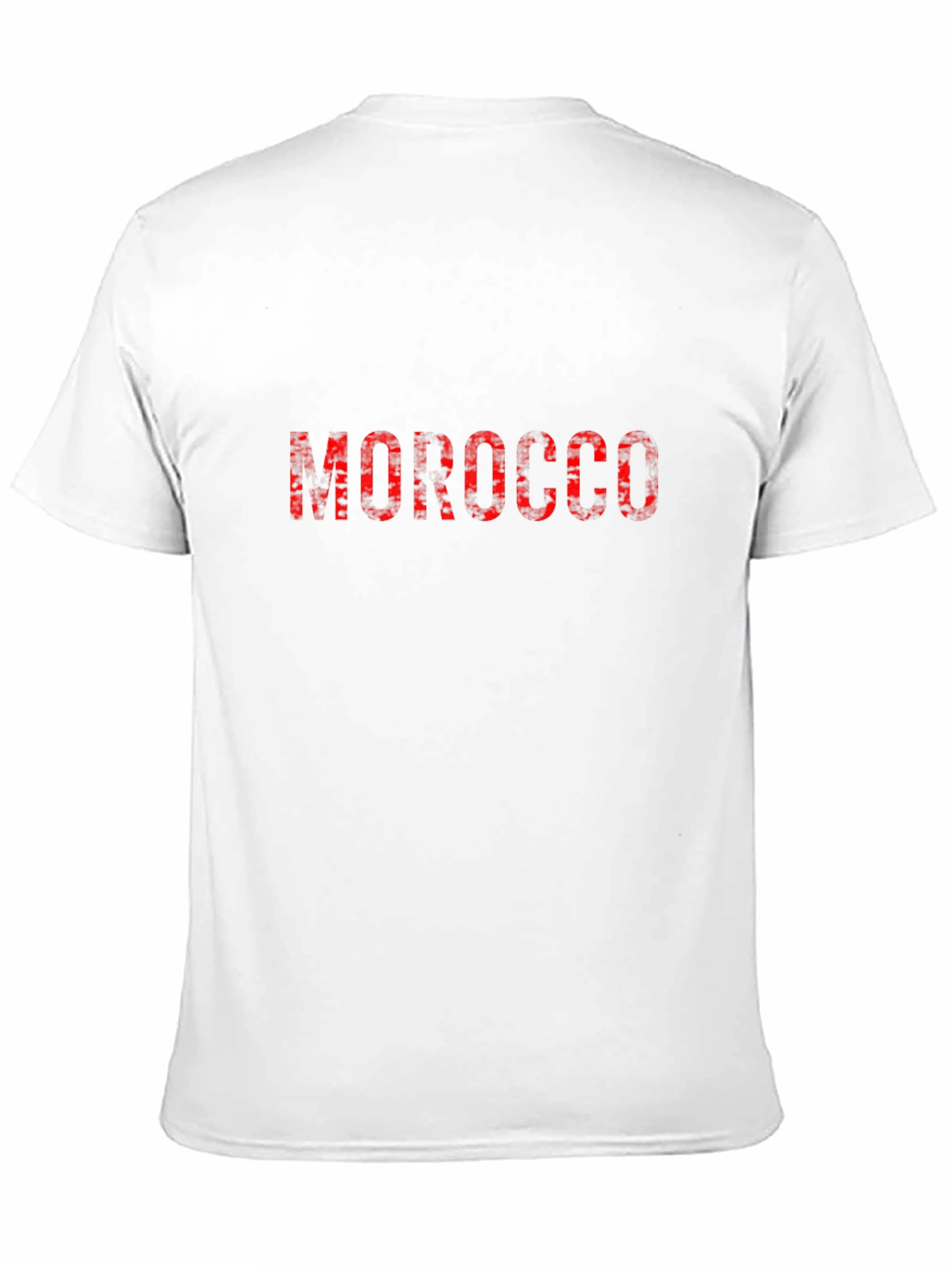 Morocco Graphic Tee - Black Cotton Casual T-Shirt