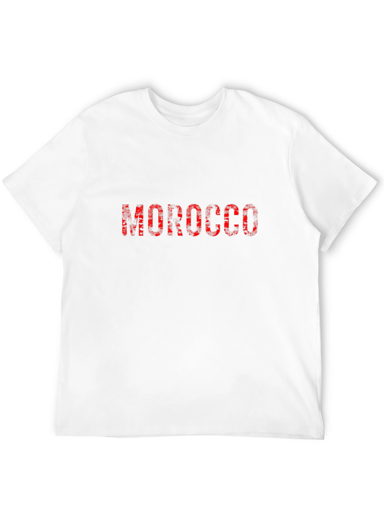 Morocco Graphic Tee - Black Cotton Casual T-Shirt