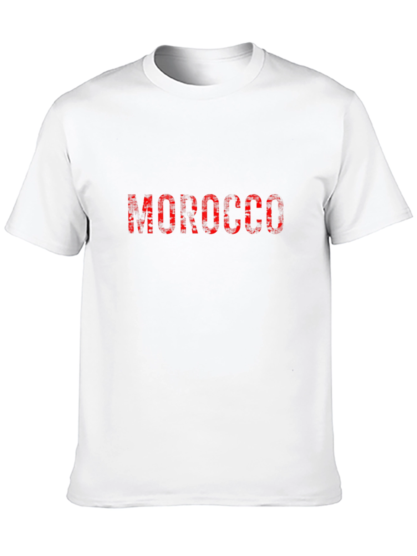 Morocco Graphic Tee - Black Cotton Casual T-Shirt