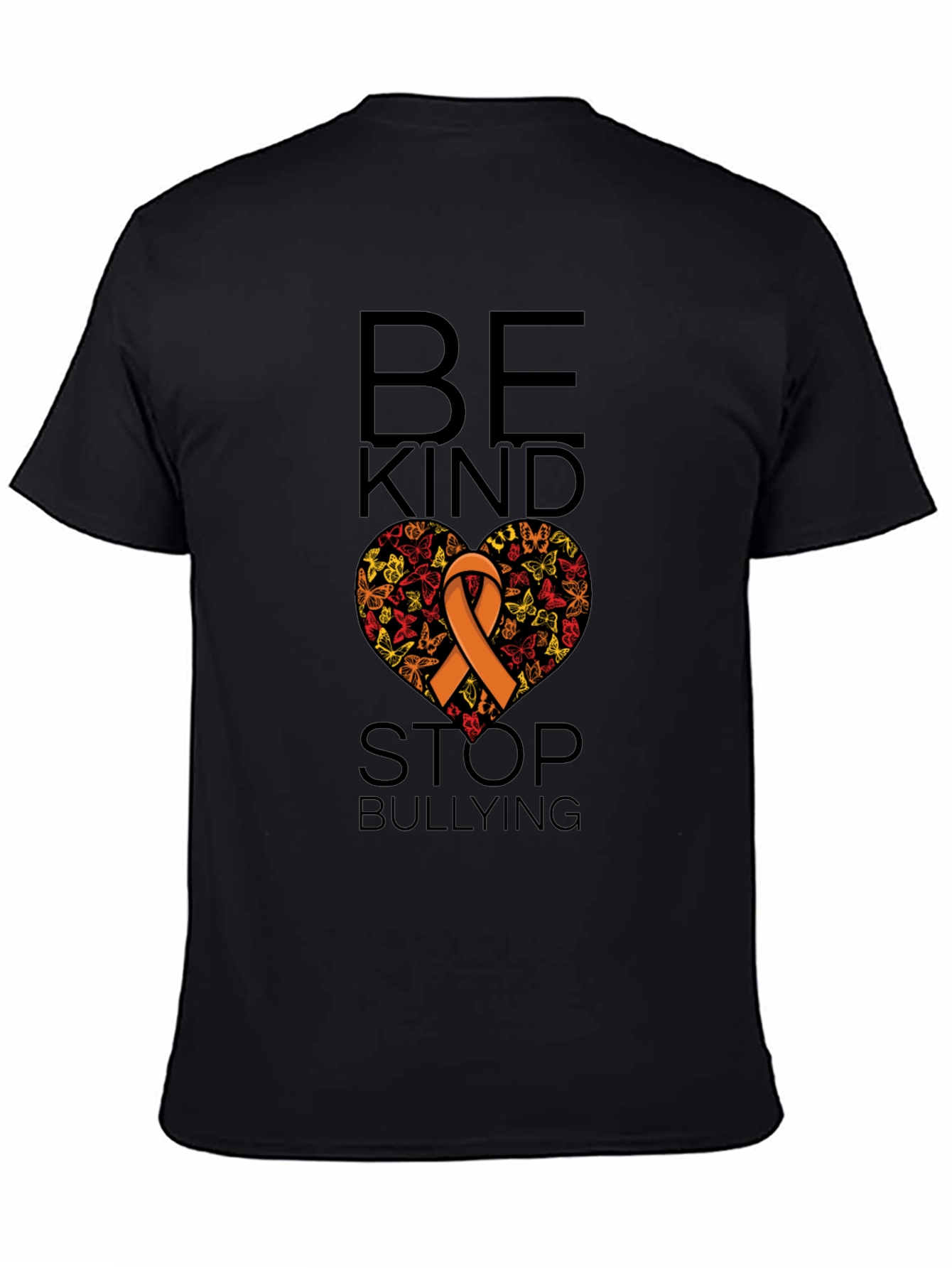 Be Kind Stop Bullying Ribbon Heart T-Shirt