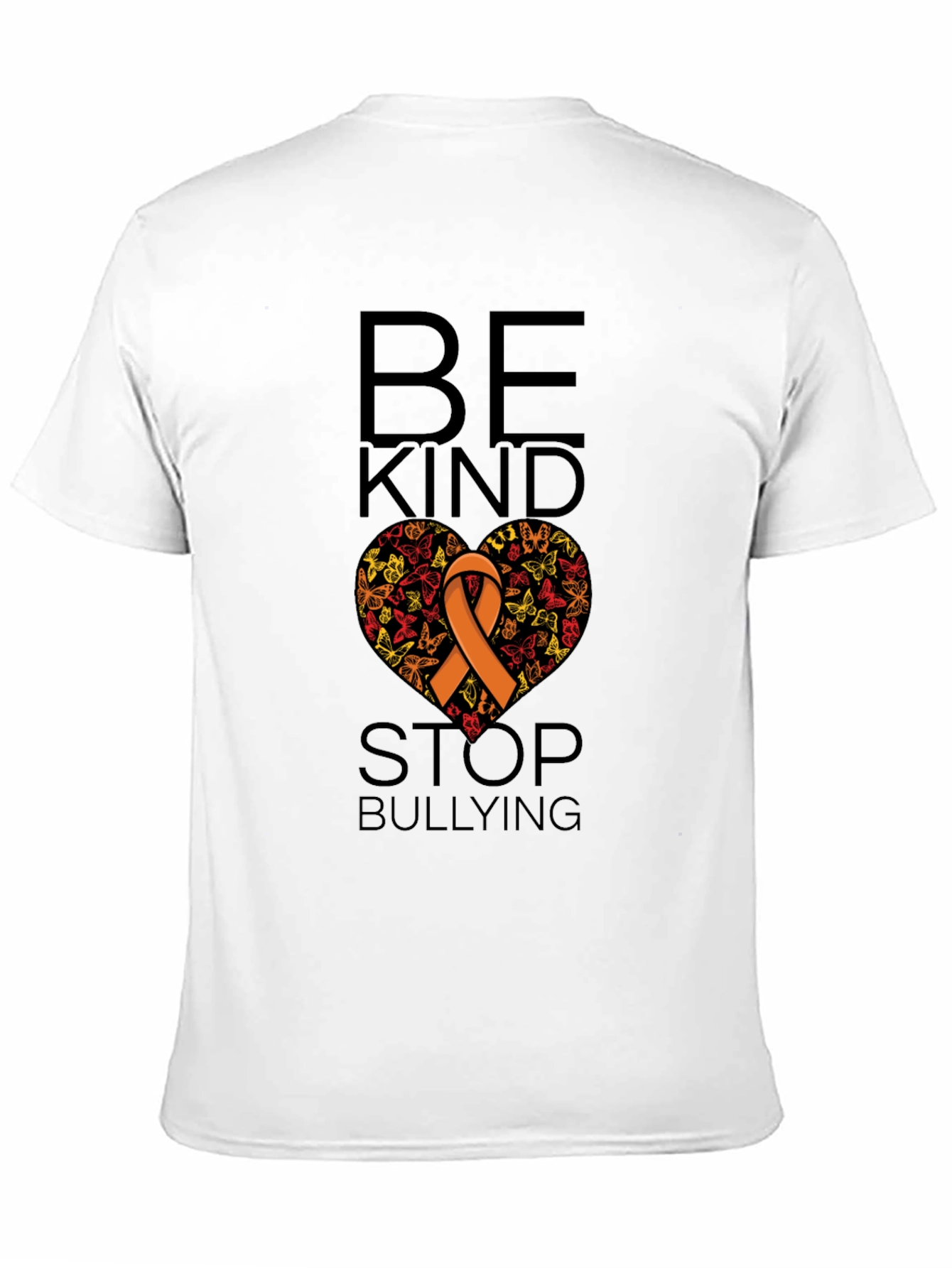 Be Kind Stop Bullying Ribbon Heart T-Shirt