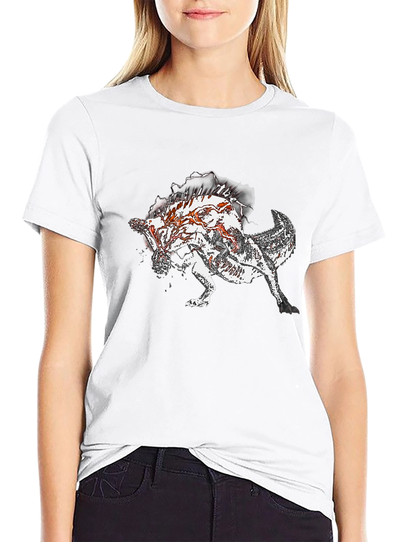 Monster Graphic Print T-Shirt