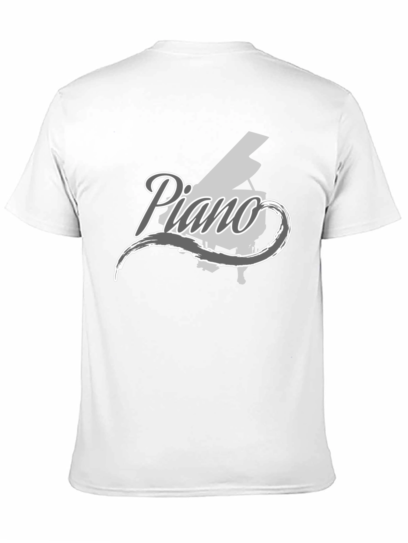 Piano Graphic Tee - Cool Musician T-Shirt