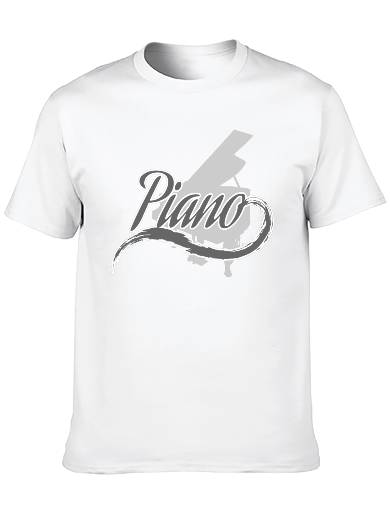 Piano Graphic Tee - Cool Musician T-Shirt