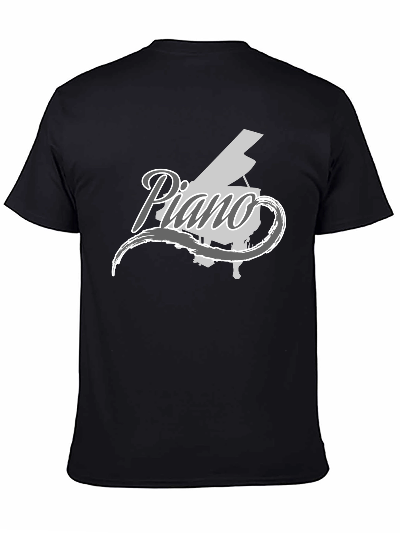 Piano Graphic Tee - Cool Musician T-Shirt