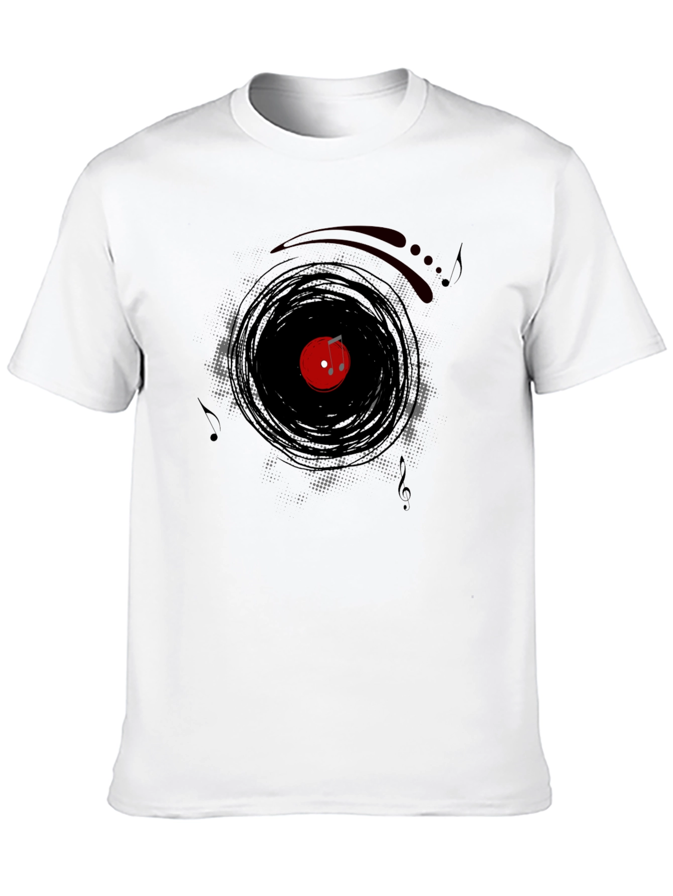 Vinyl Record Music Graphic T-Shirt
