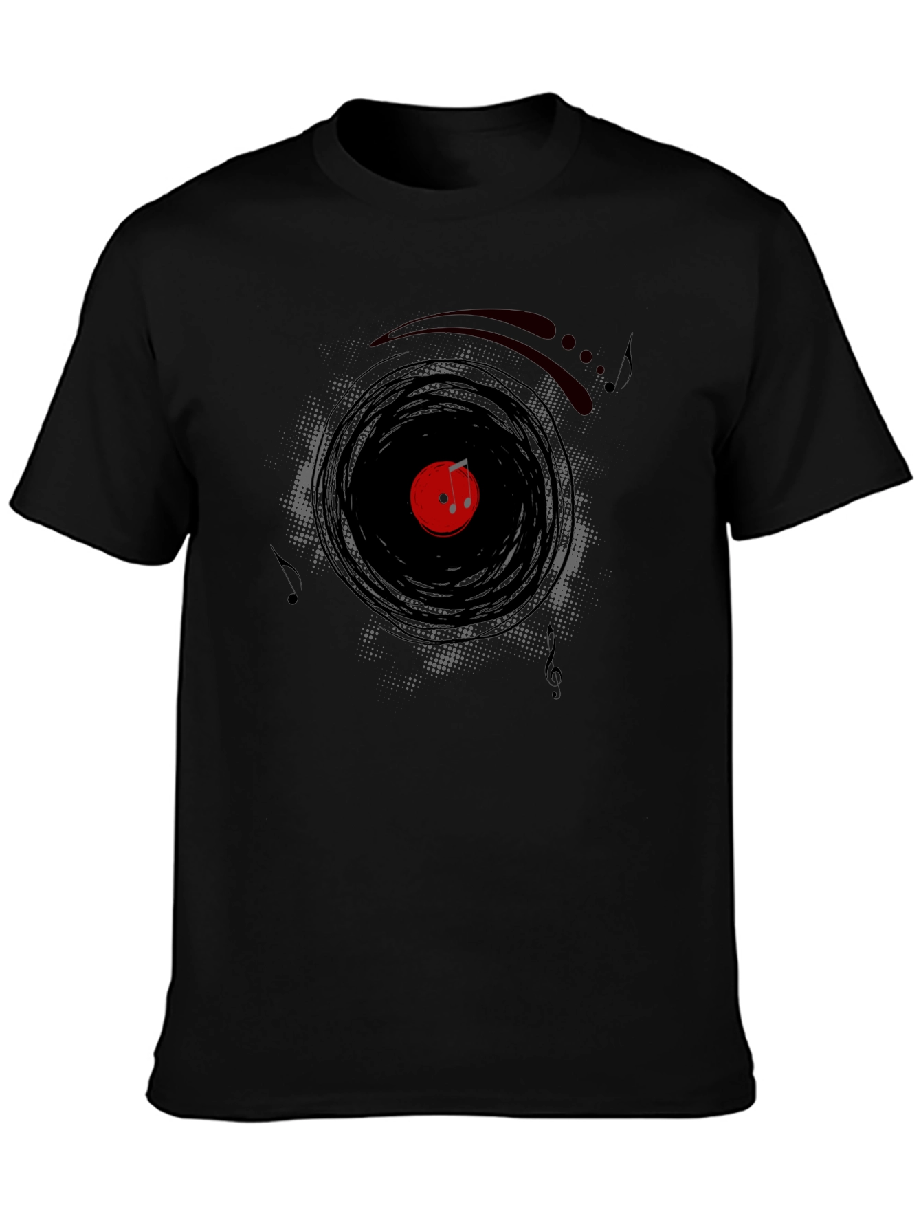 Vinyl Record Music Graphic T-Shirt