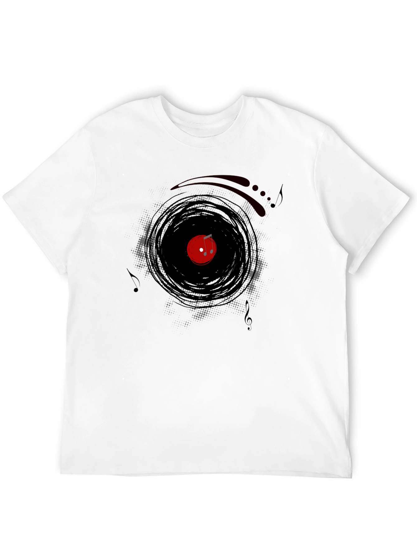 Vinyl Record Music Graphic T-Shirt