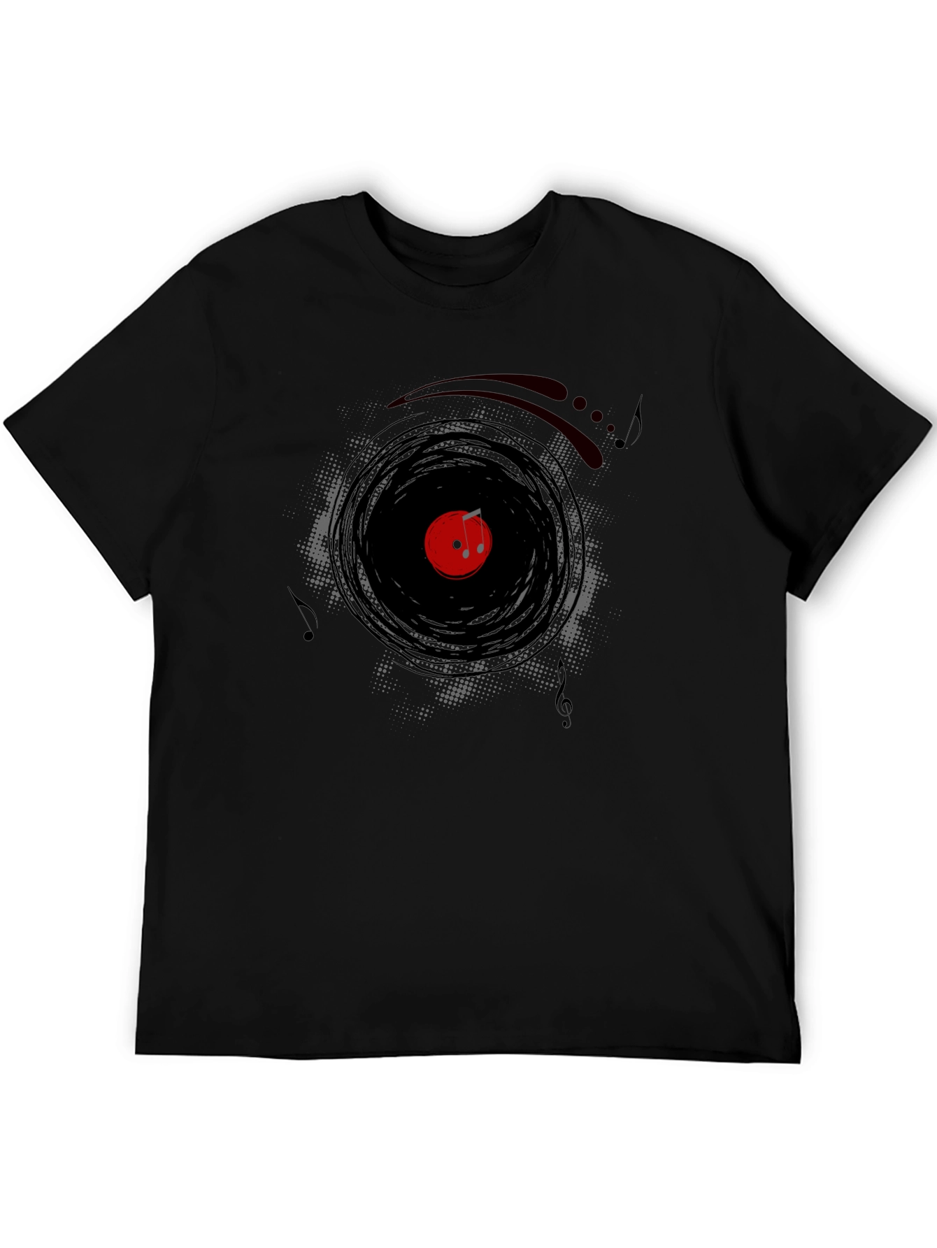 Vinyl Record Music Graphic T-Shirt