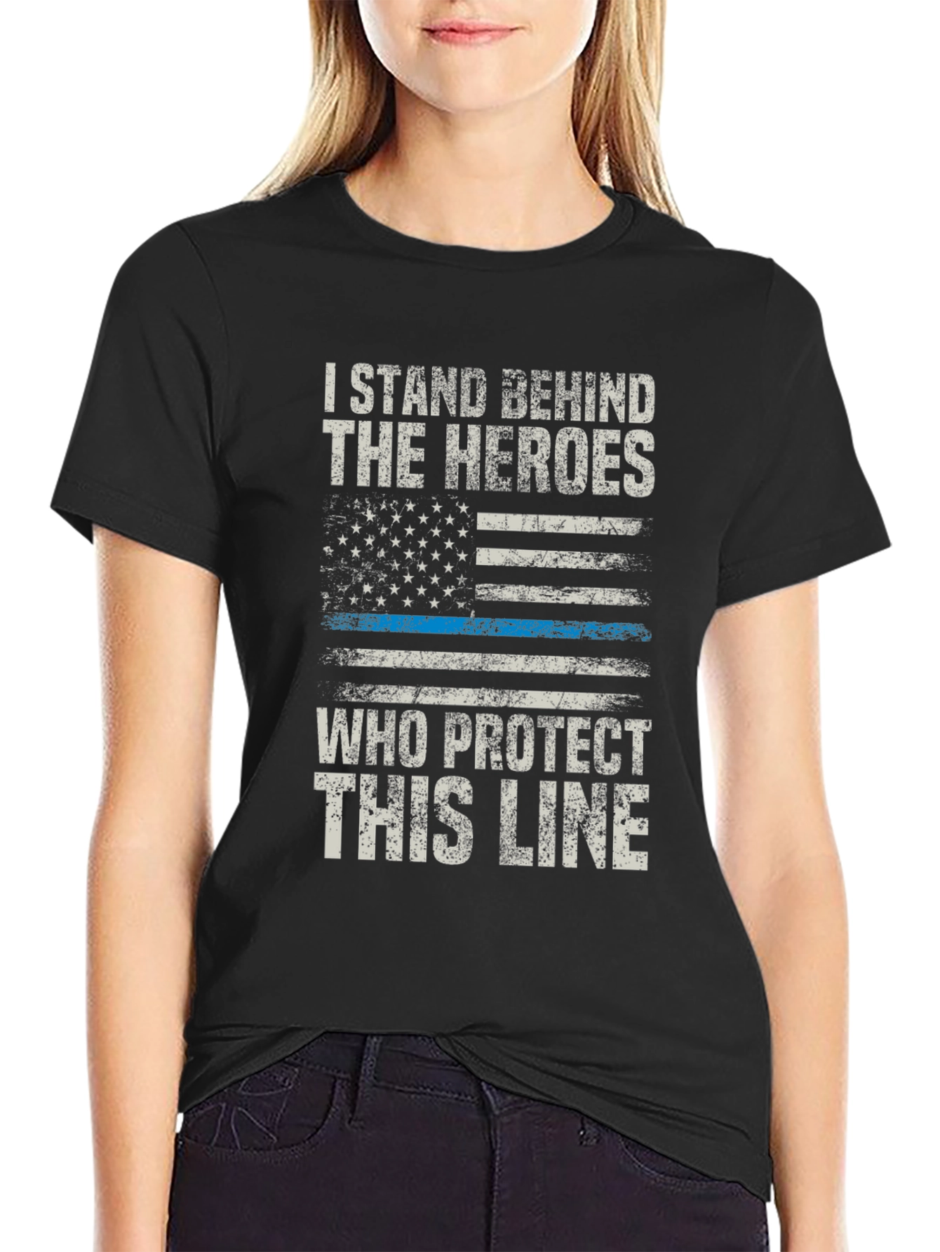 I Stand Behind The Heroes T-Shirt