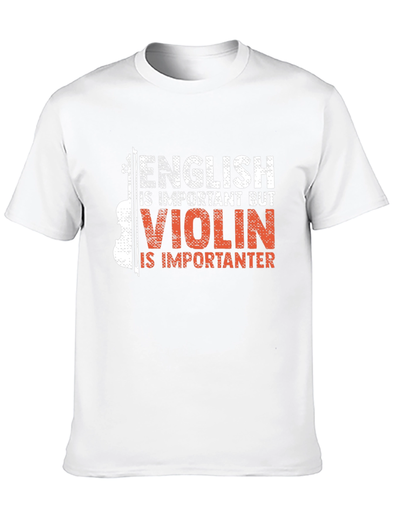 Funny Violin Lover Black T-Shirt
