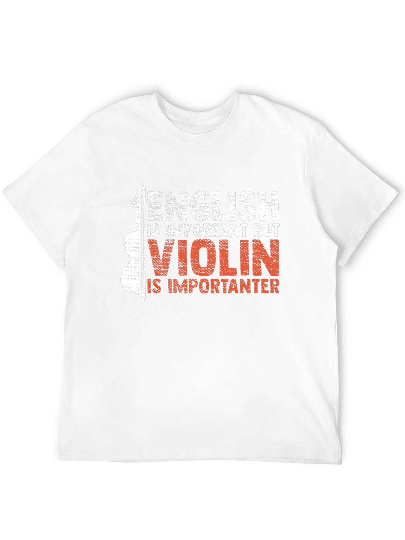 Funny Violin Lover Black T-Shirt
