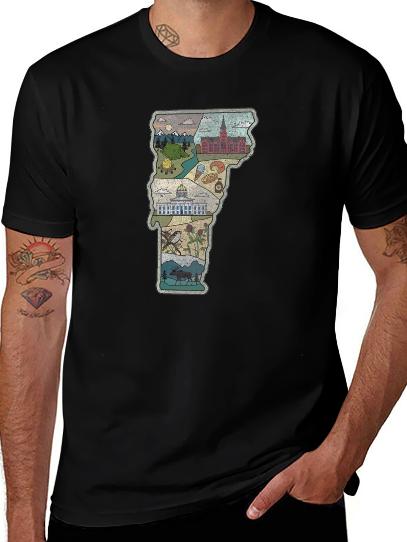 Vermont State Pride Graphic Tee