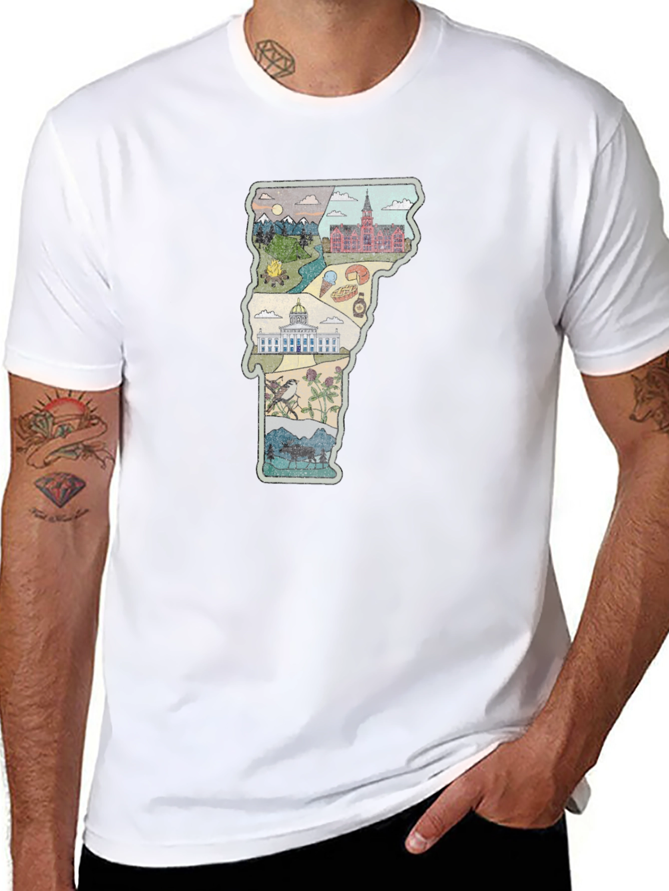 Vermont State Pride Graphic Tee