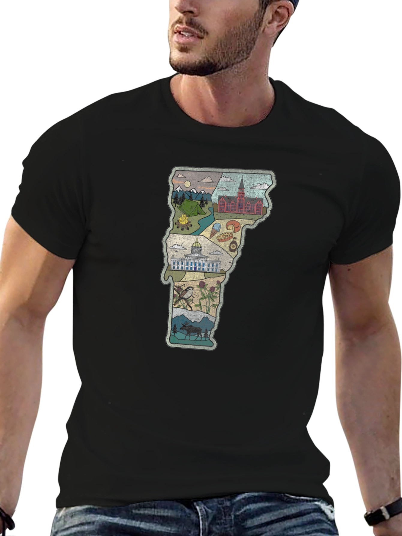 Vermont State Pride Graphic Tee