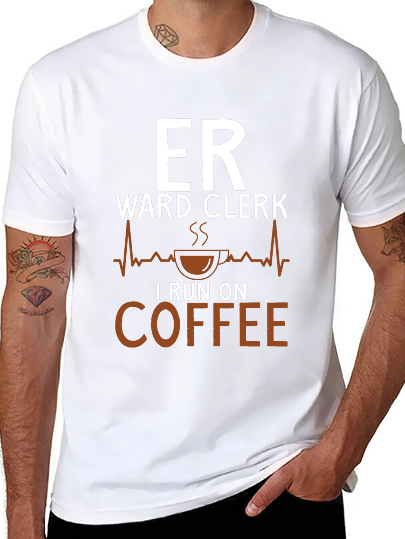 ER Ward Clerk Coffee T-Shirt