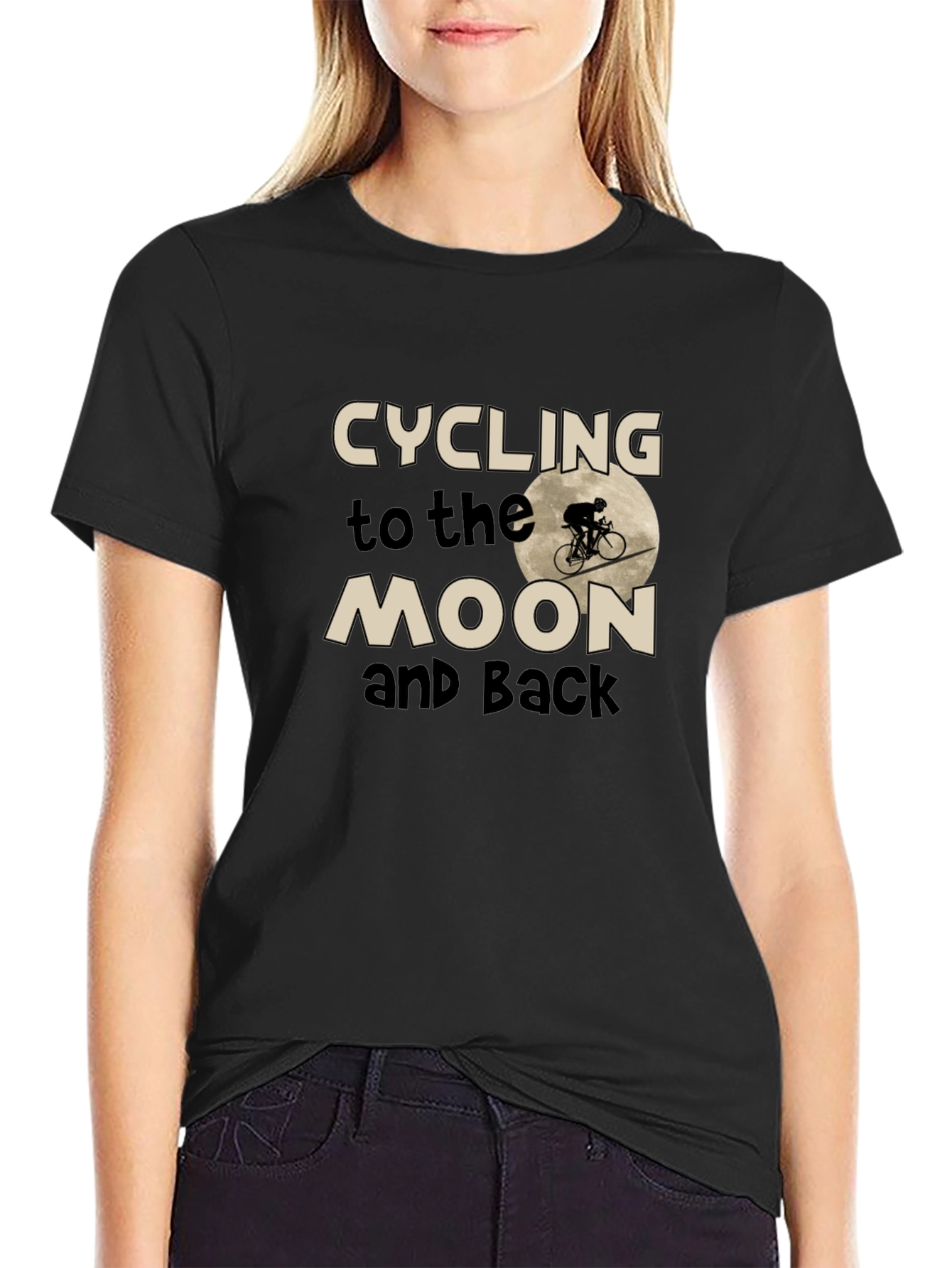 Cycling to the Moon and Back T-Shirt