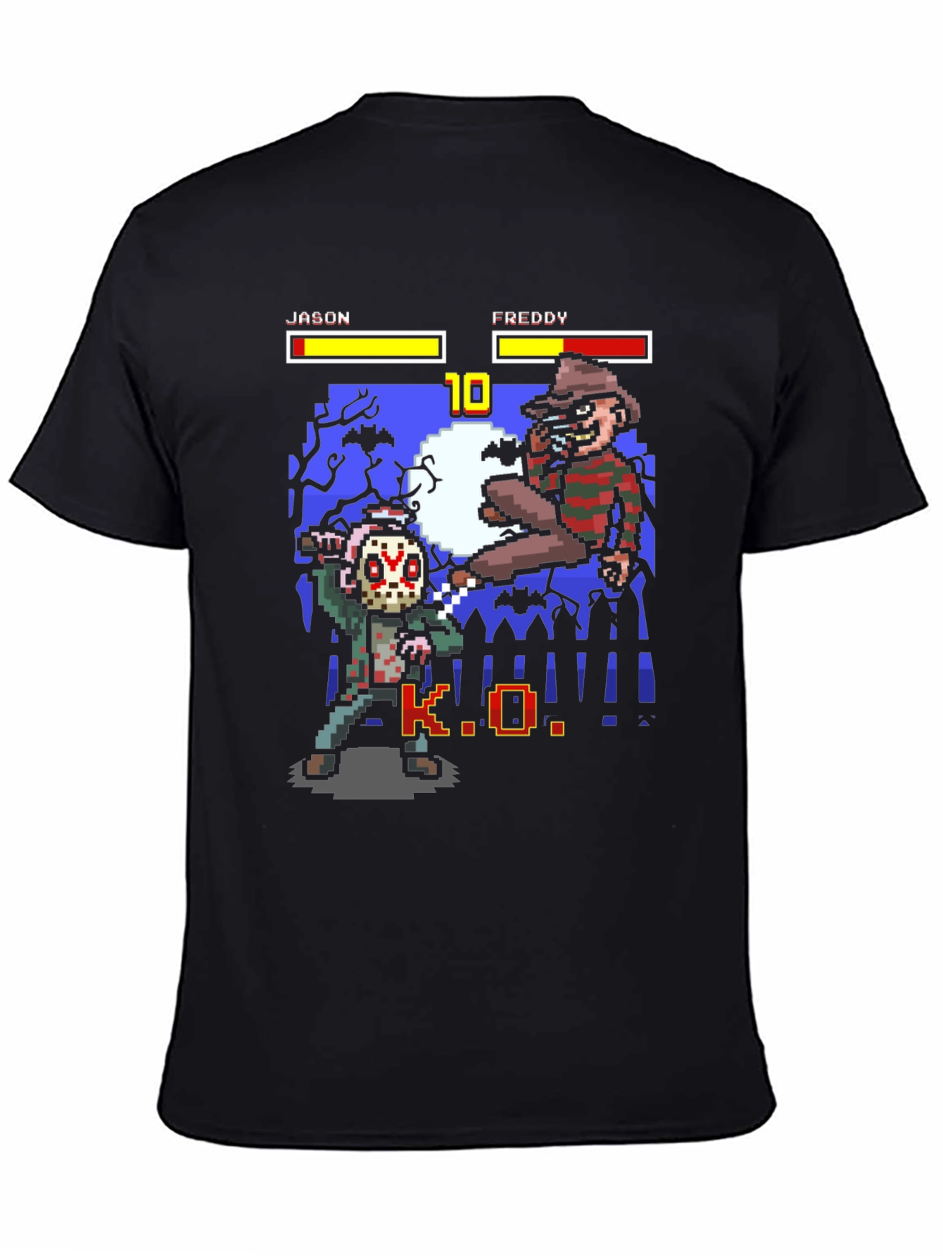 Retro 8-Bit Jason vs. Freddy T-Shirt