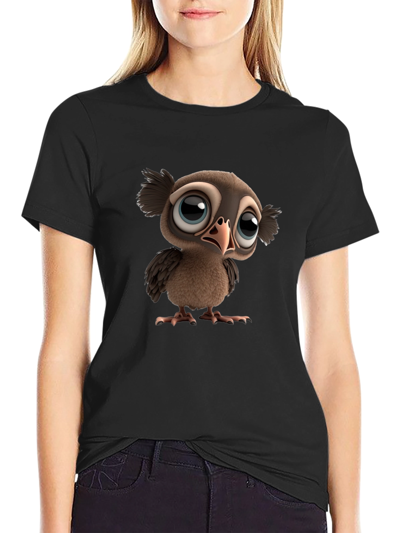Cartoon Owl T-Shirt - Mens Graphic Tee