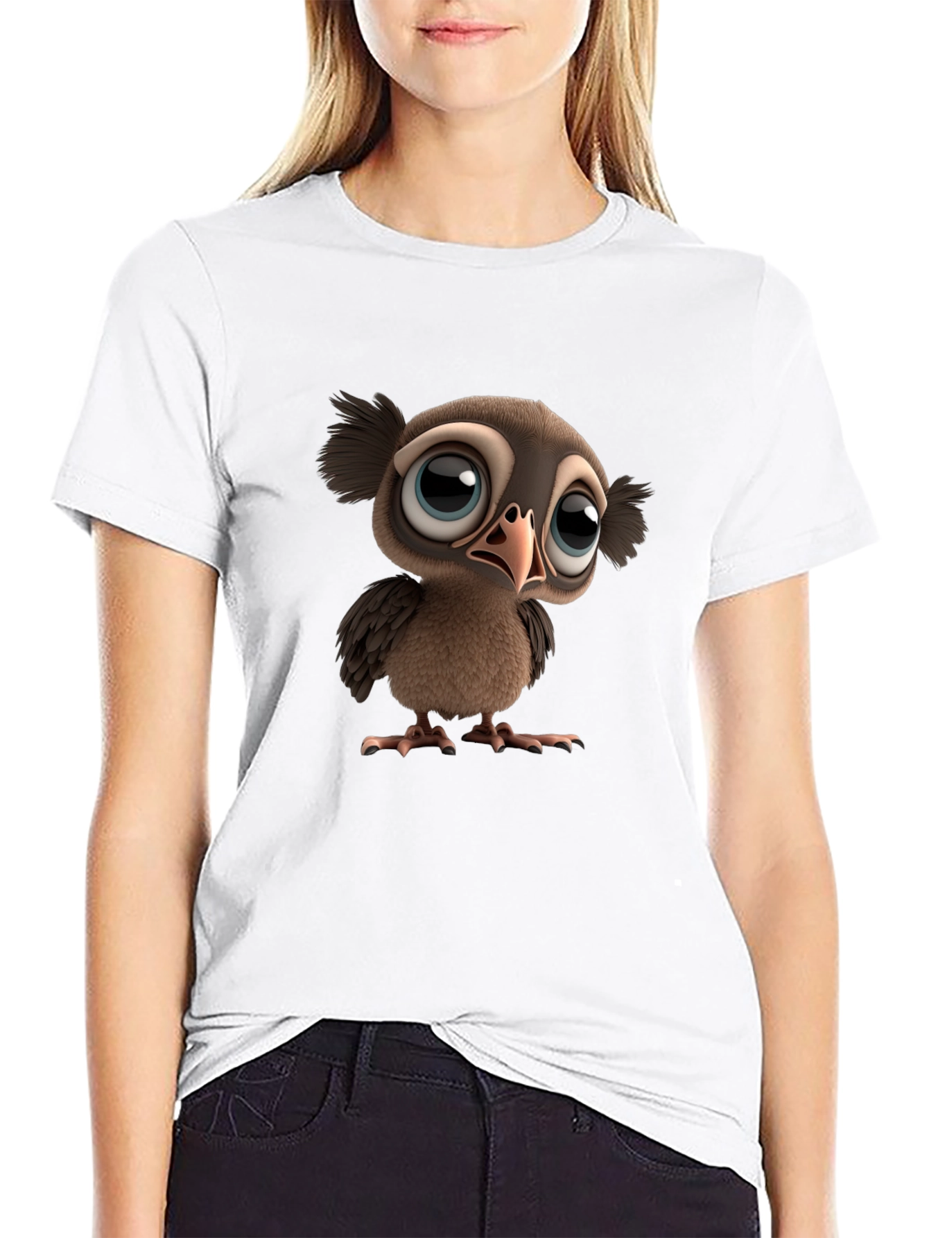 Cartoon Owl T-Shirt - Mens Graphic Tee