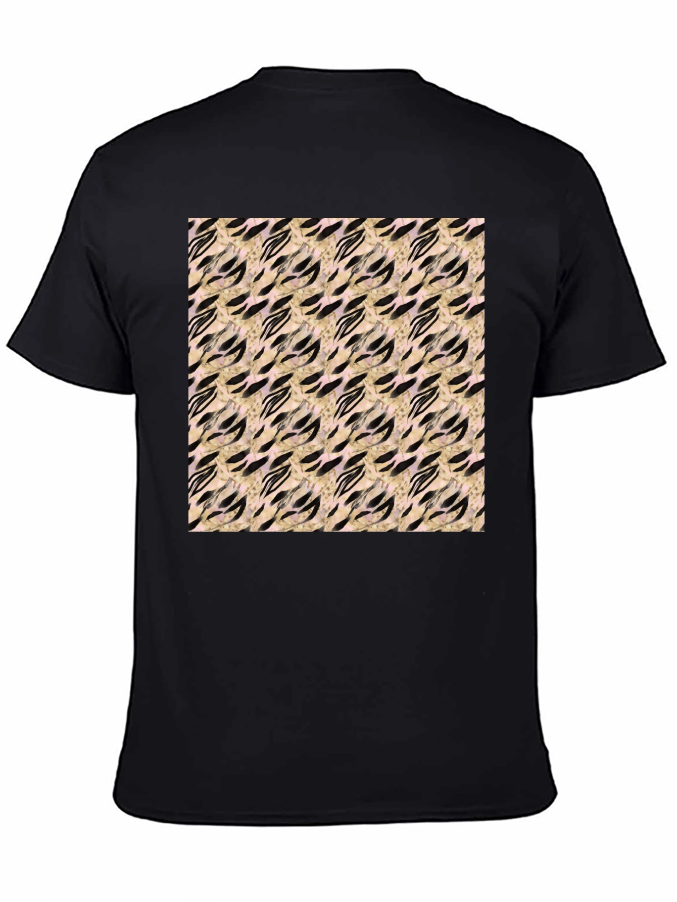 Abstract Pattern Crew Neck Tee
