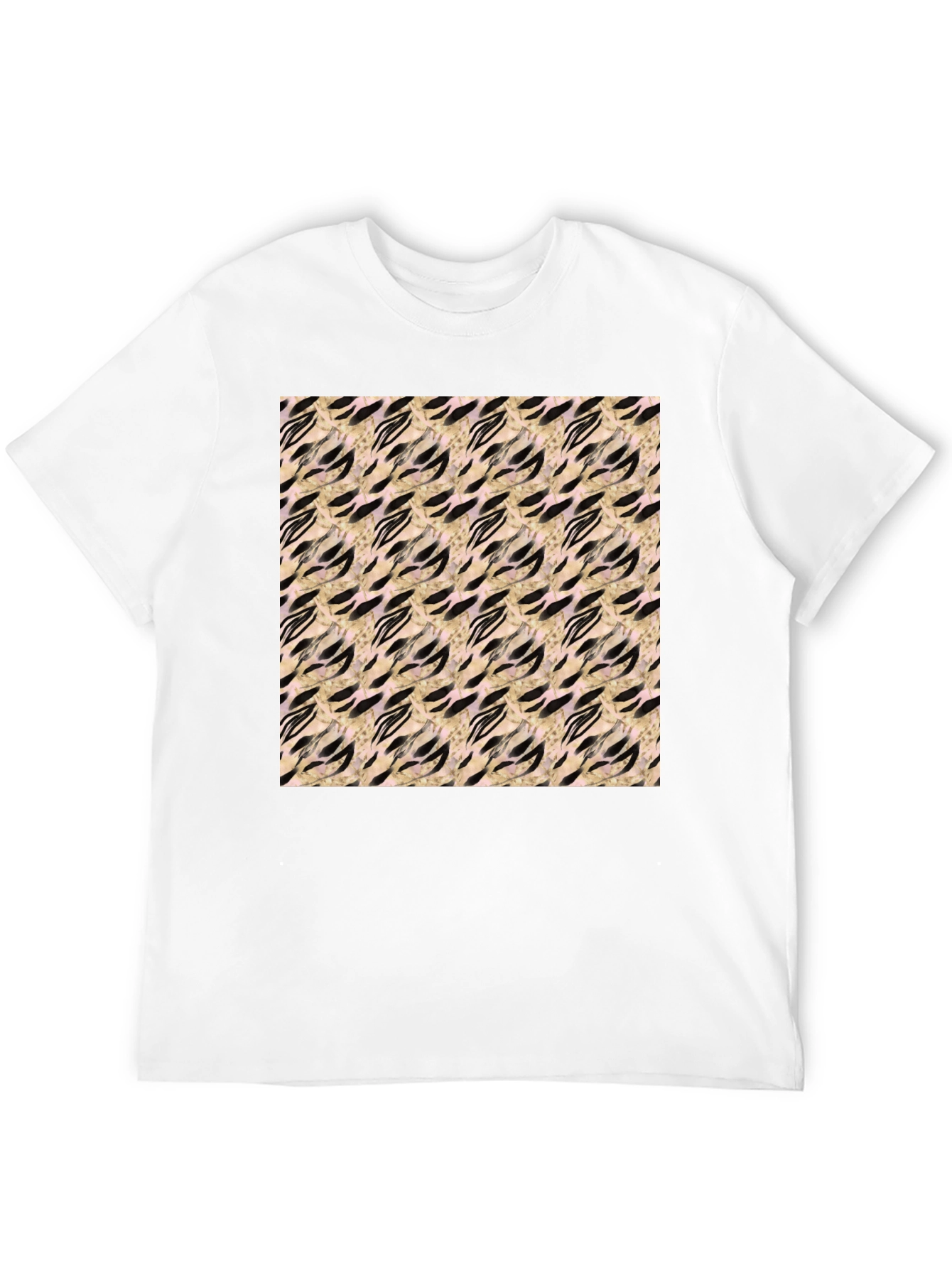 Abstract Pattern Crew Neck Tee