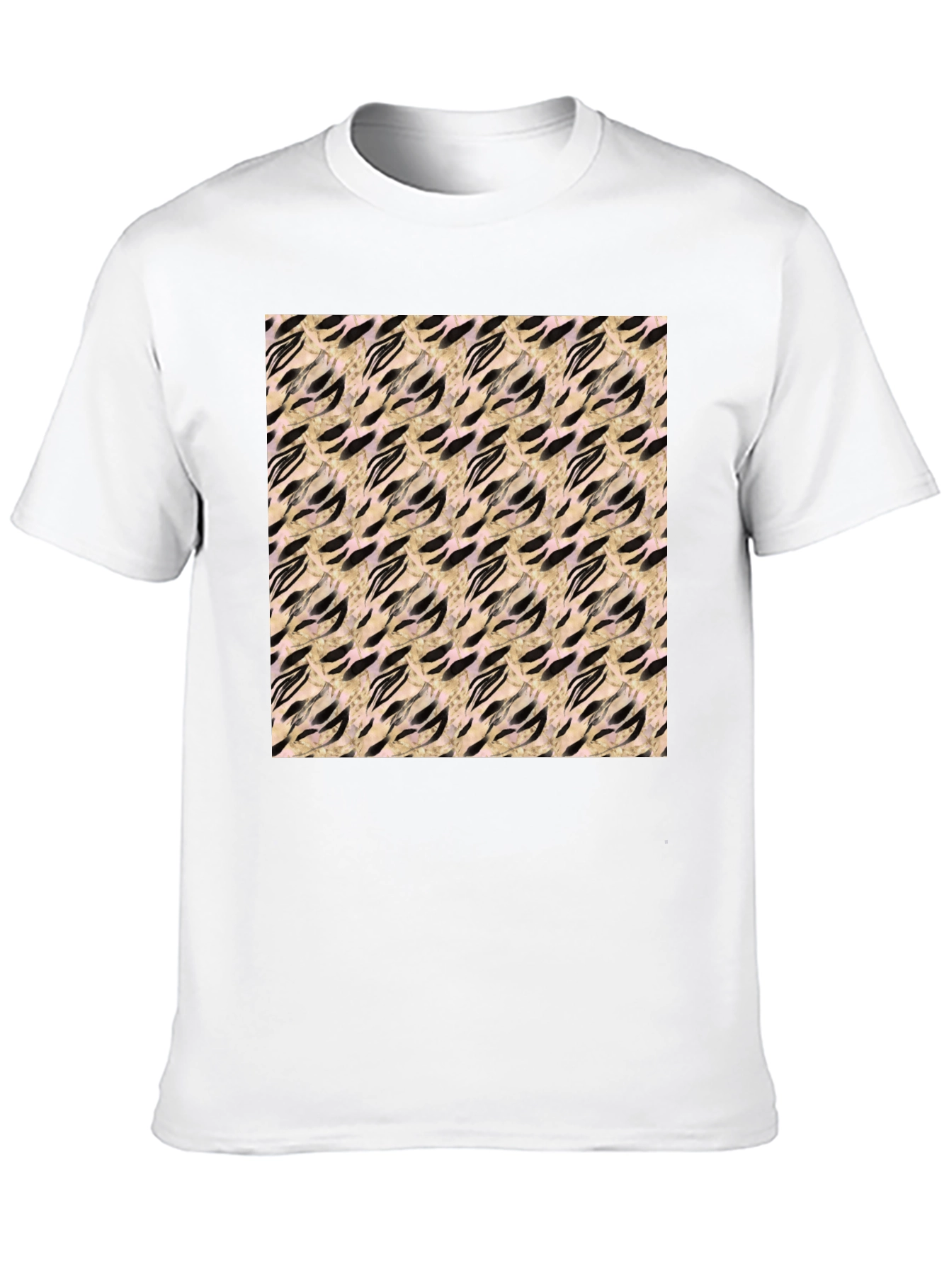 Abstract Pattern Crew Neck Tee