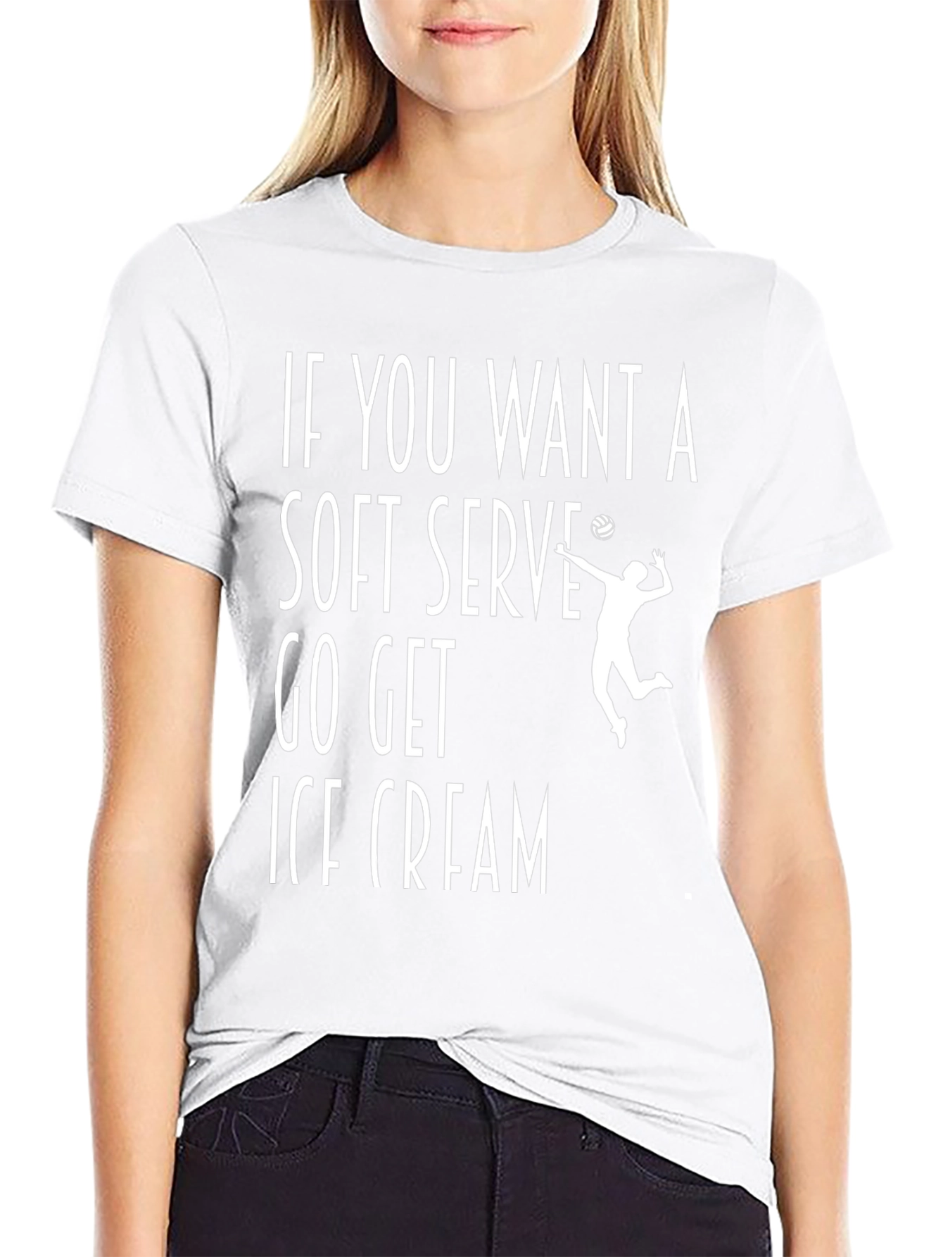 Soft Serve Volleyball Graphic Tee