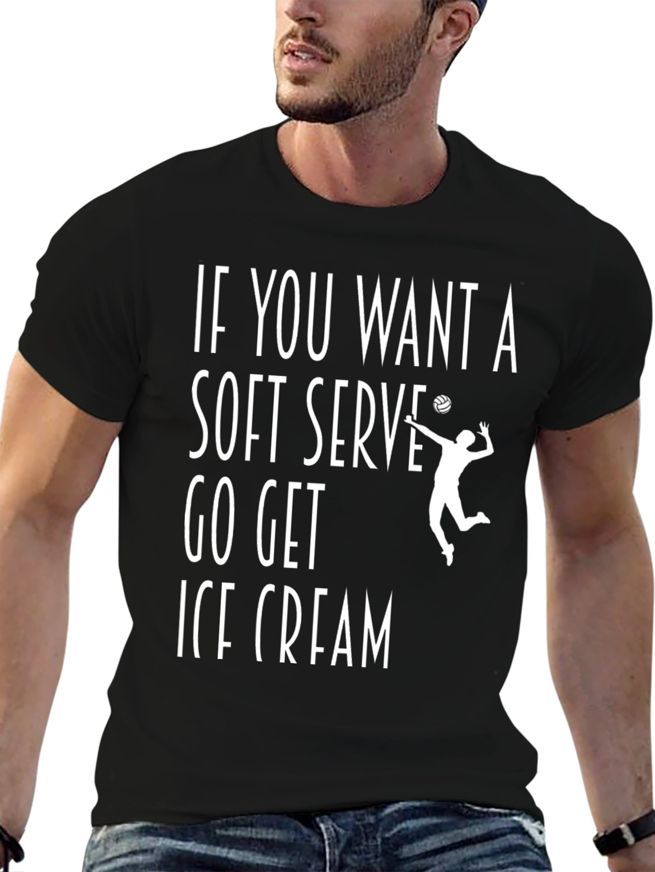 Soft Serve Volleyball Graphic Tee