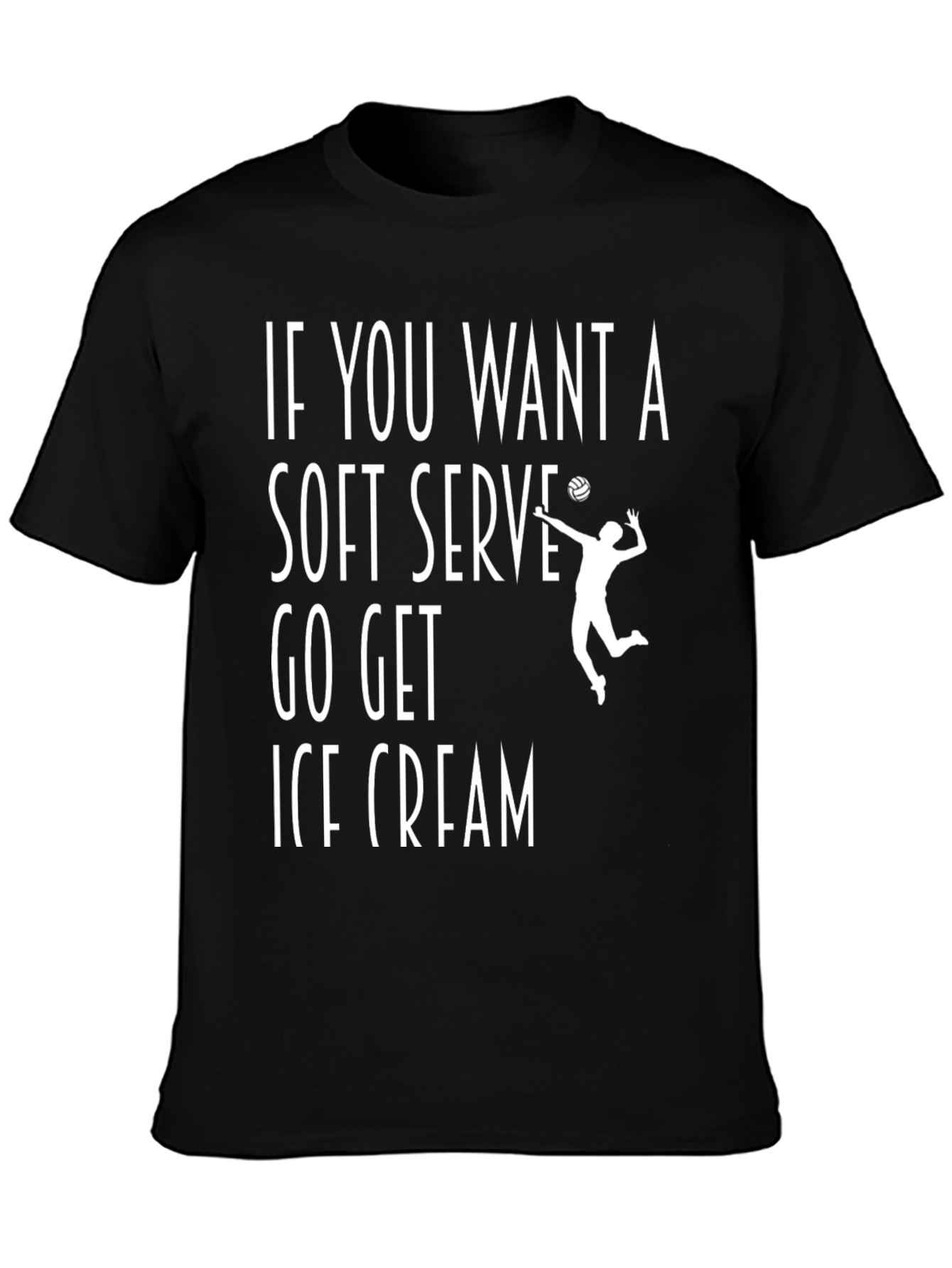 Soft Serve Volleyball Graphic Tee