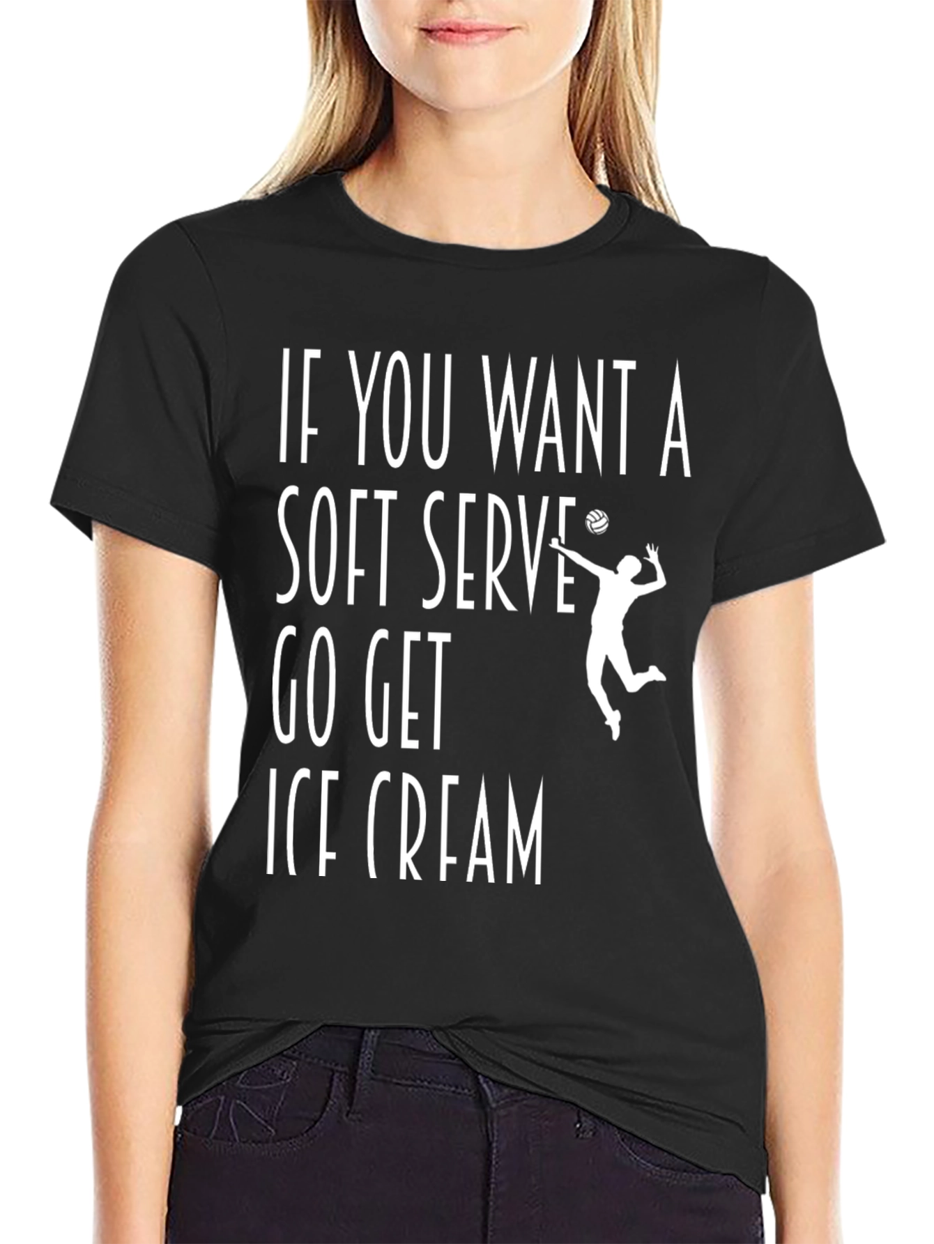 Soft Serve Volleyball Graphic Tee