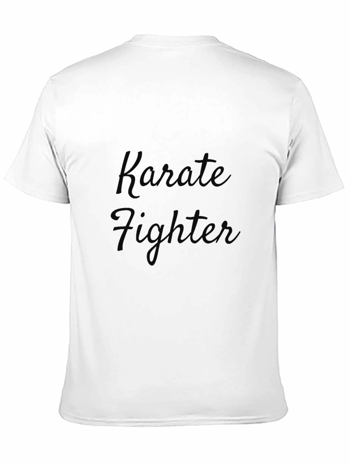 Karate Fighter Black T-Shirt