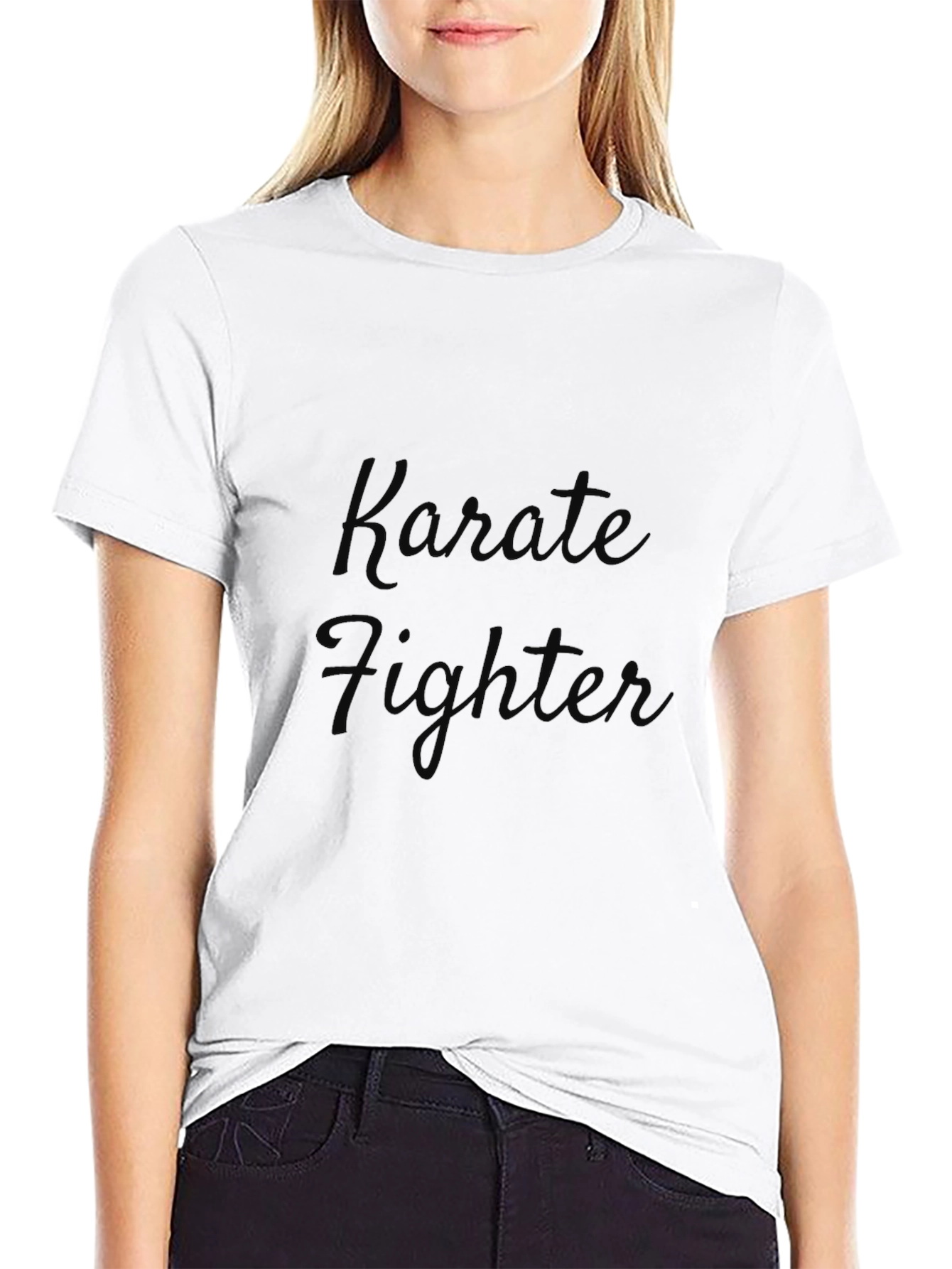 Karate Fighter Black T-Shirt