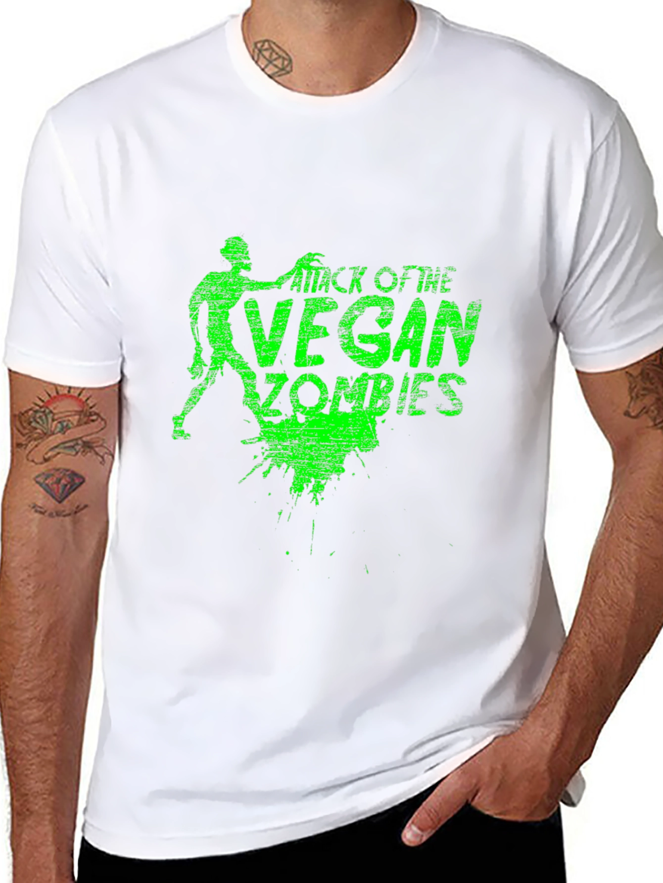 Attack of the Vegan Zombies T-Shirt