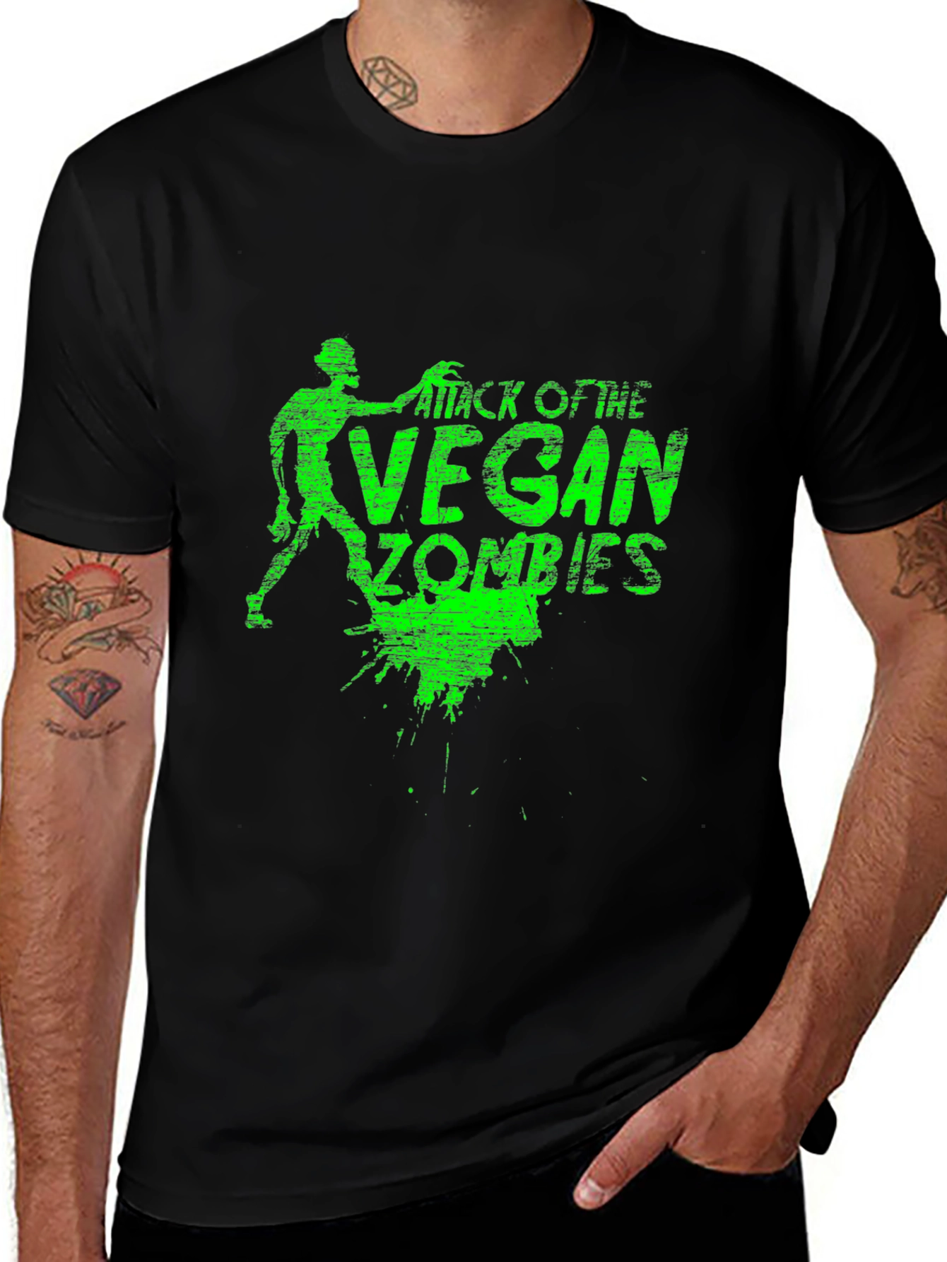 Attack of the Vegan Zombies T-Shirt