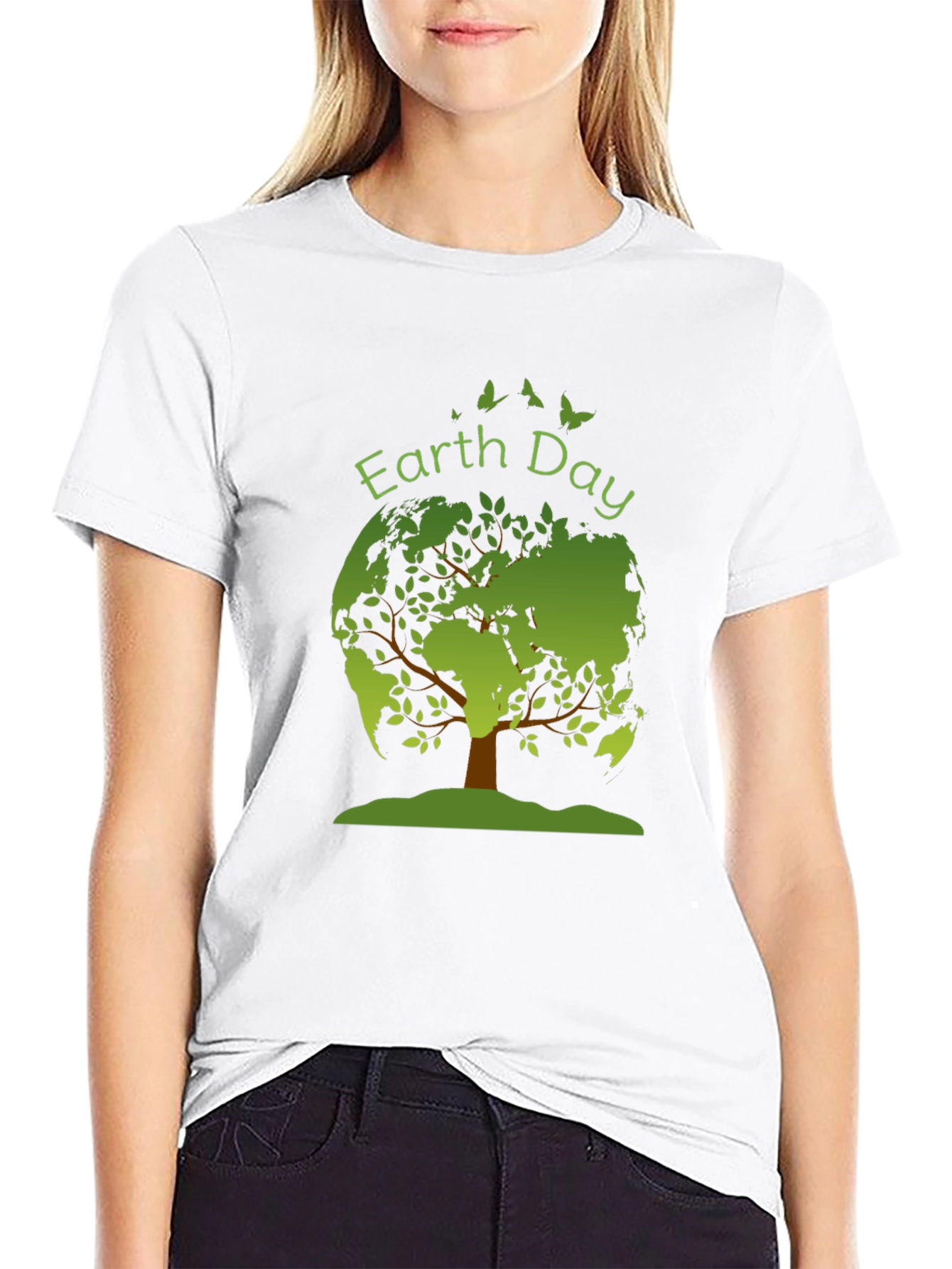 Earth Day T-Shirt - Tree Graphic - Eco Friendly