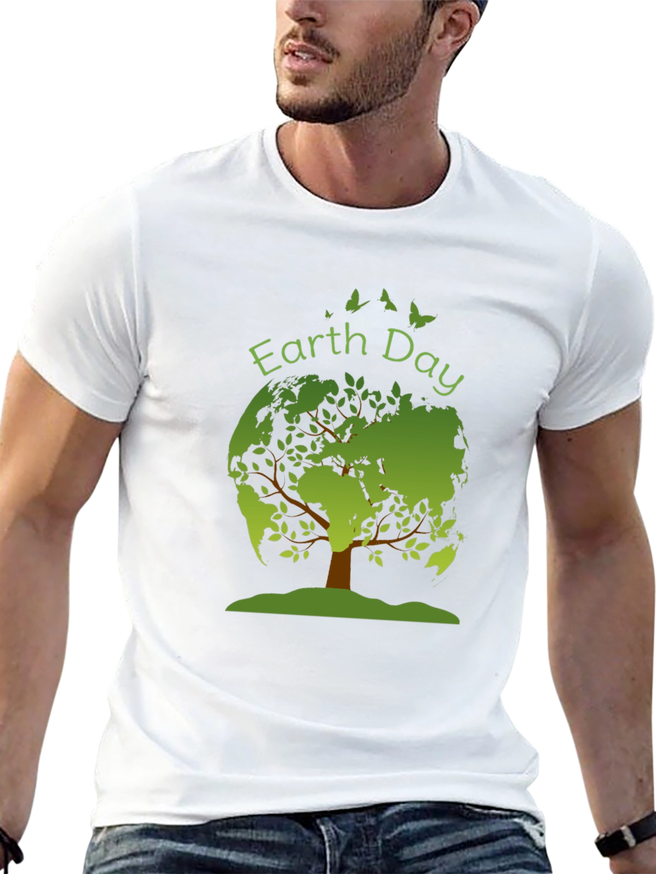 Earth Day T-Shirt - Tree Graphic - Eco Friendly