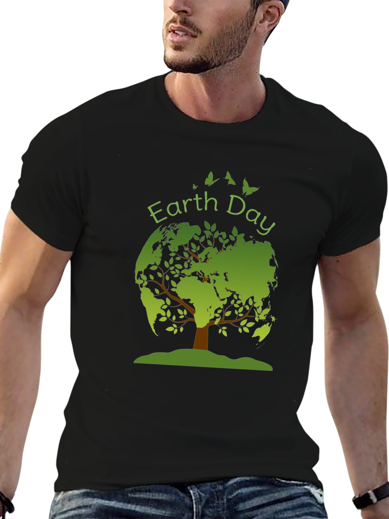Earth Day T-Shirt - Tree Graphic - Eco Friendly