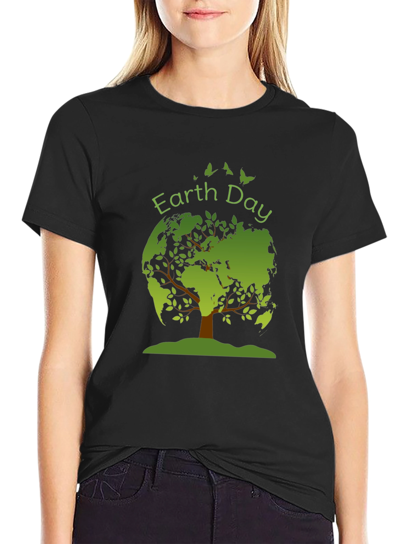 Earth Day T-Shirt - Tree Graphic - Eco Friendly