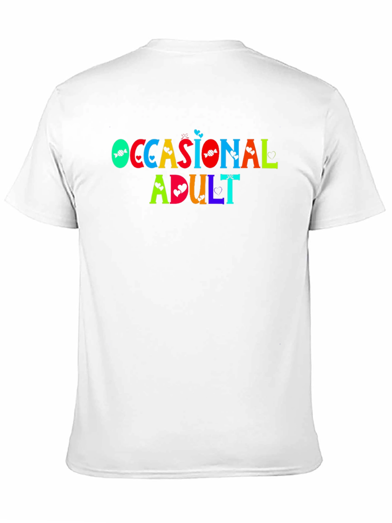 Occasional Adult Graphic T-Shirt - Black Casual Tee