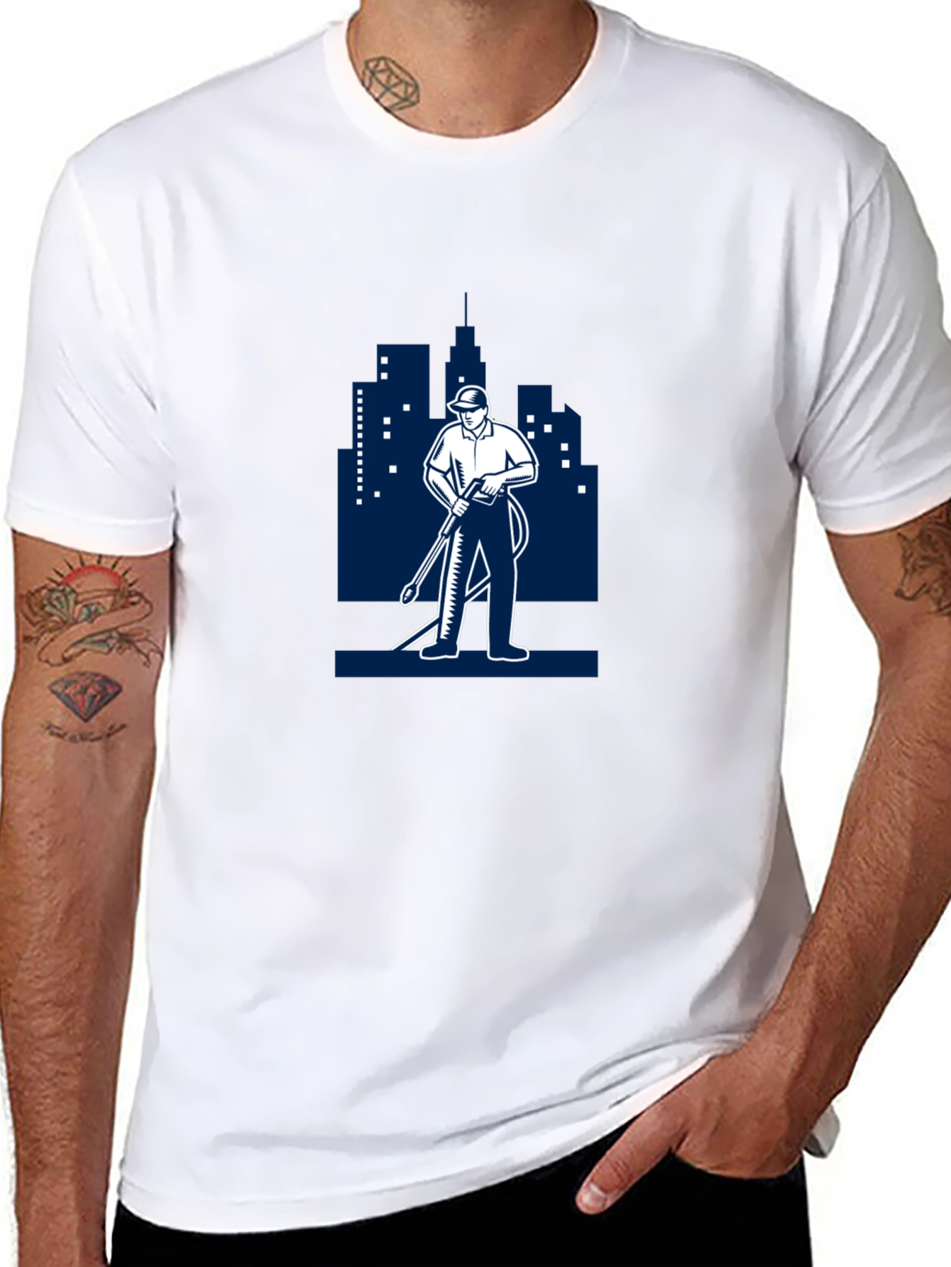Power Washer Graphic Tee - Black