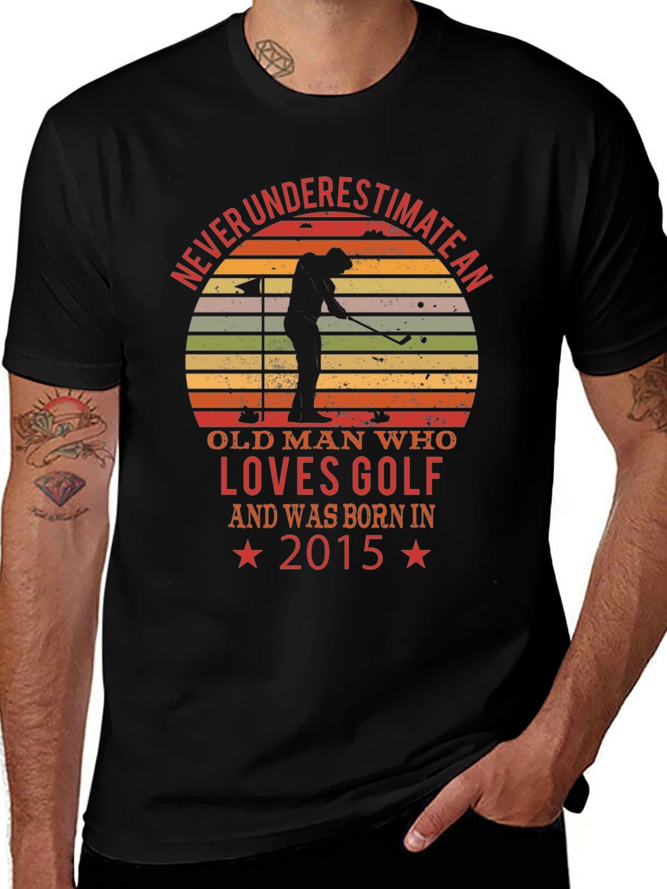 Golf Lover 2015 Birthday T-Shirt