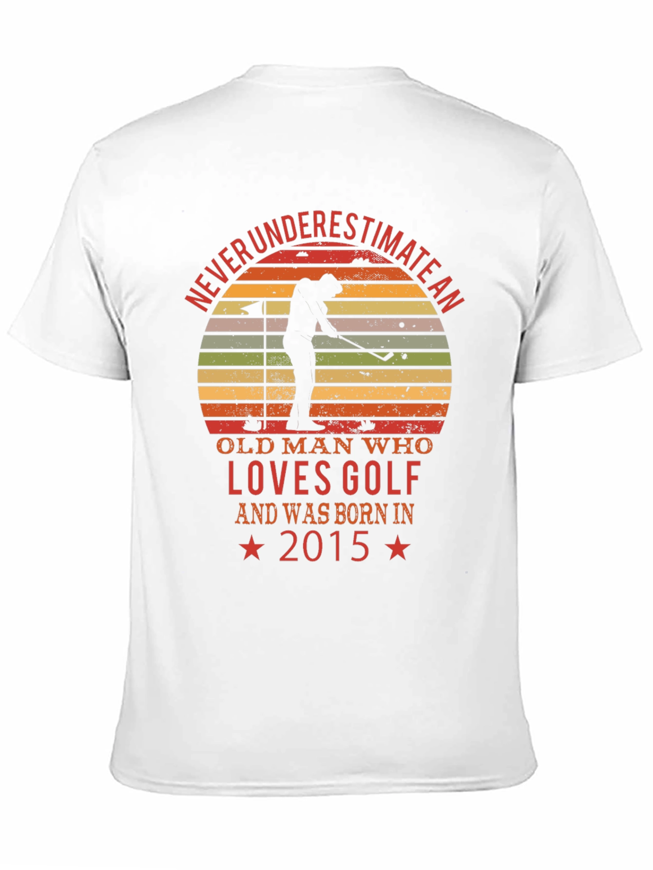 Golf Lover 2015 Birthday T-Shirt