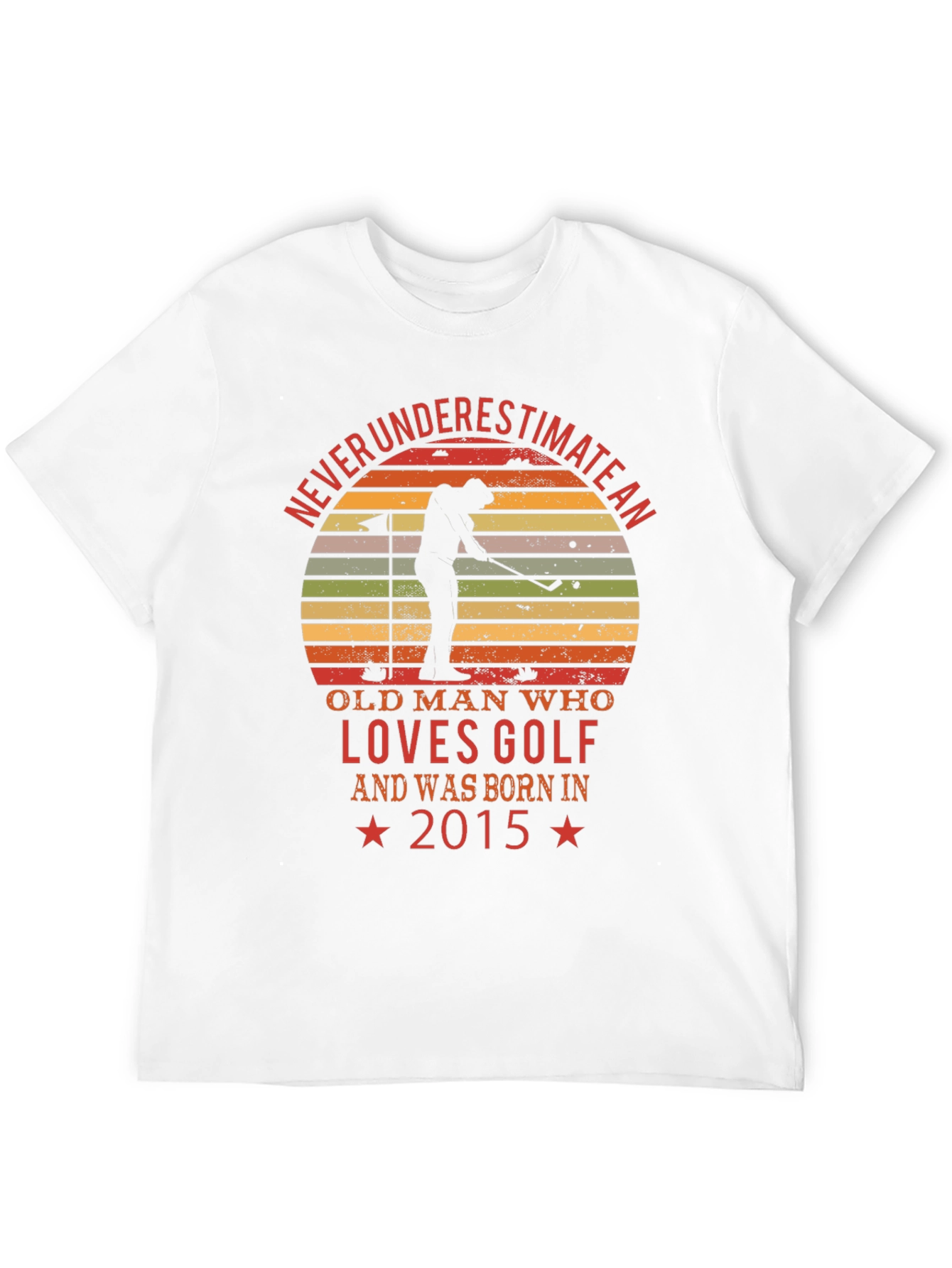 Golf Lover 2015 Birthday T-Shirt