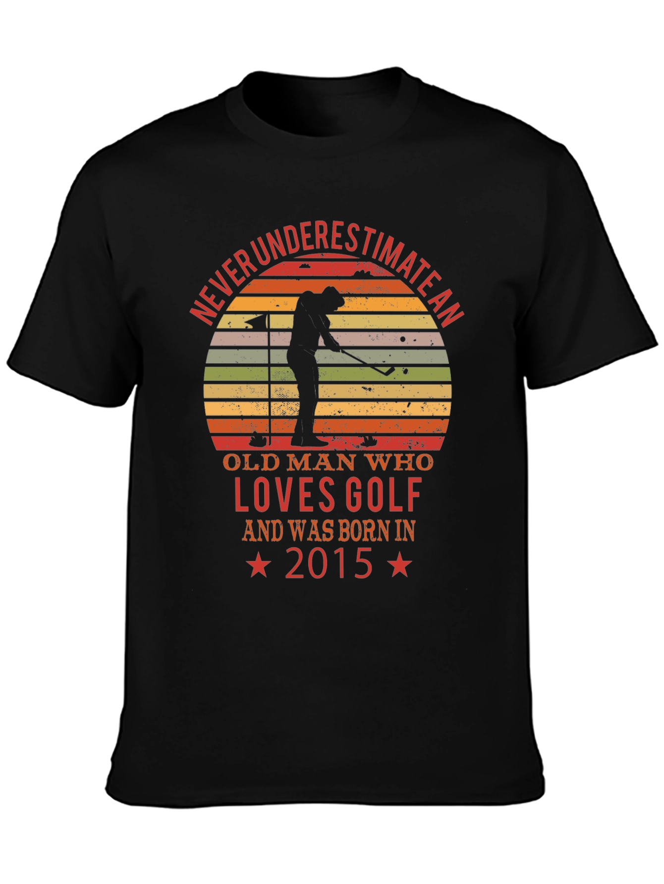 Golf Lover 2015 Birthday T-Shirt