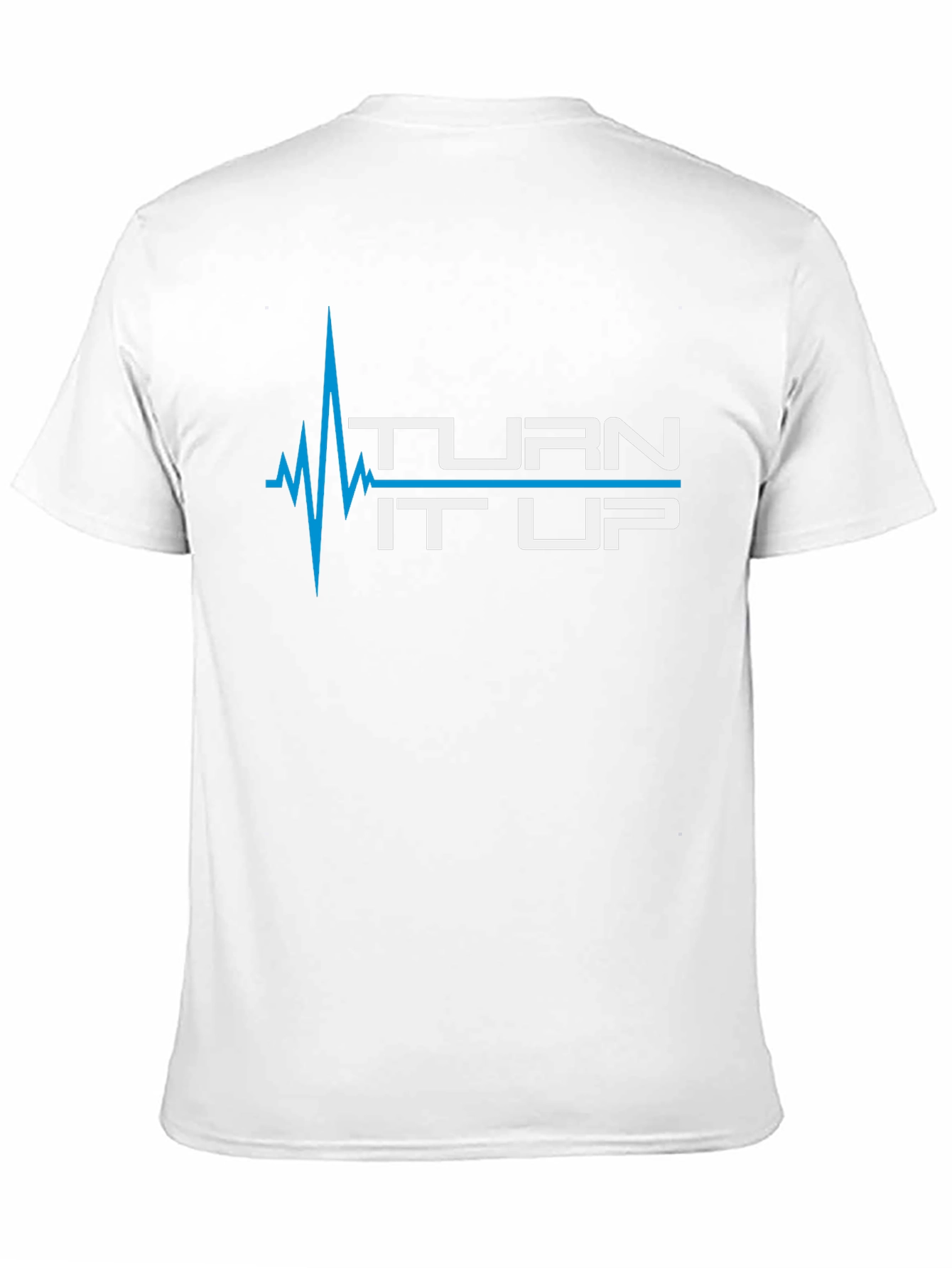 Turn It Up Graphic Print Black T-Shirt