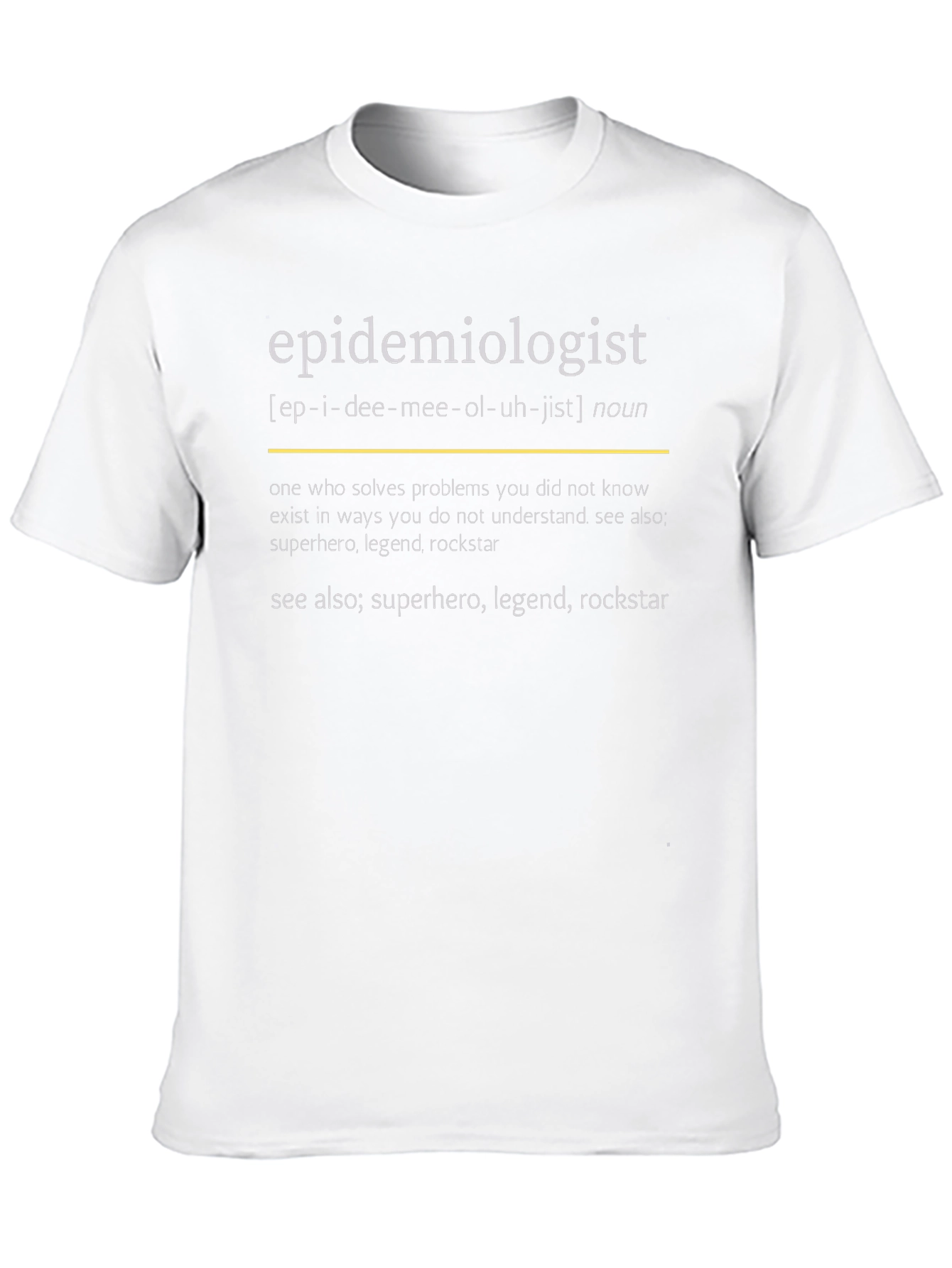 Epidemiologist Definition T-Shirt - Science Gift