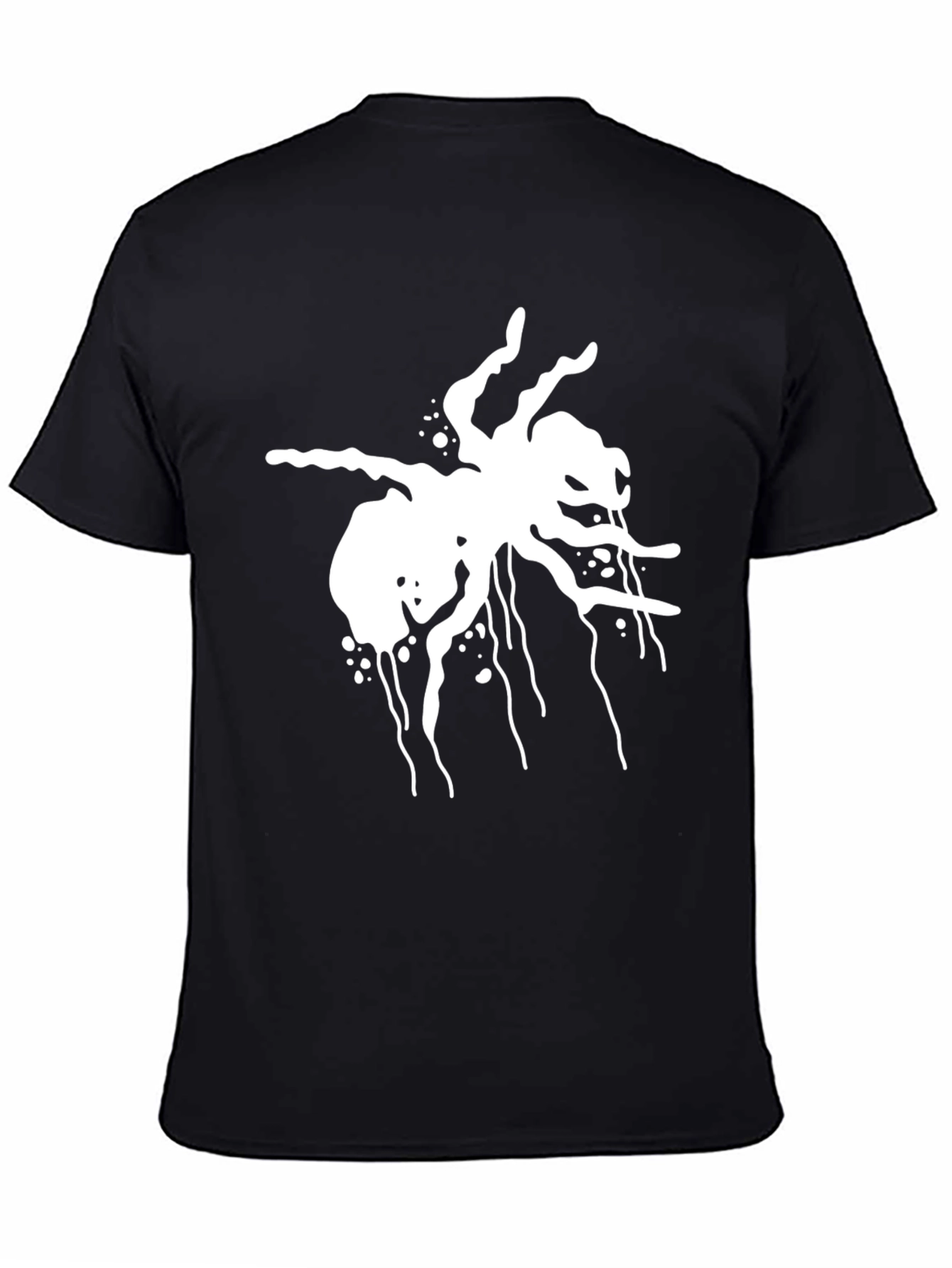 Creepy Spider Graphic Black T-Shirt