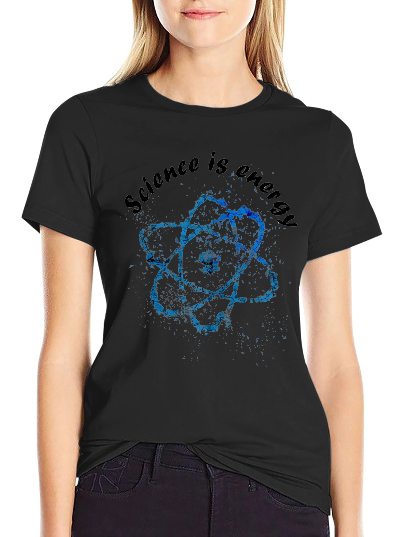 Science is Energy Graphic Tee - Black